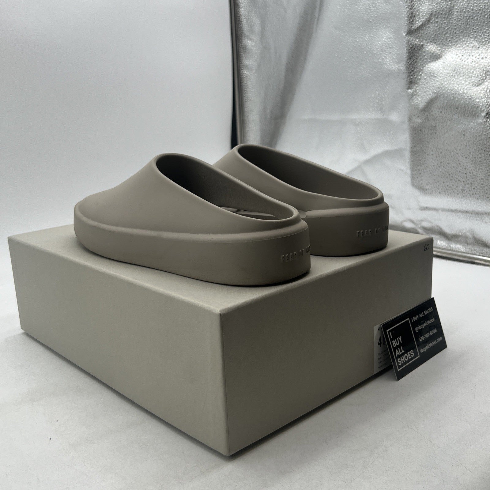 Size 41 - Fear of God The California Mule Slides Womens (FG80-100EVA)