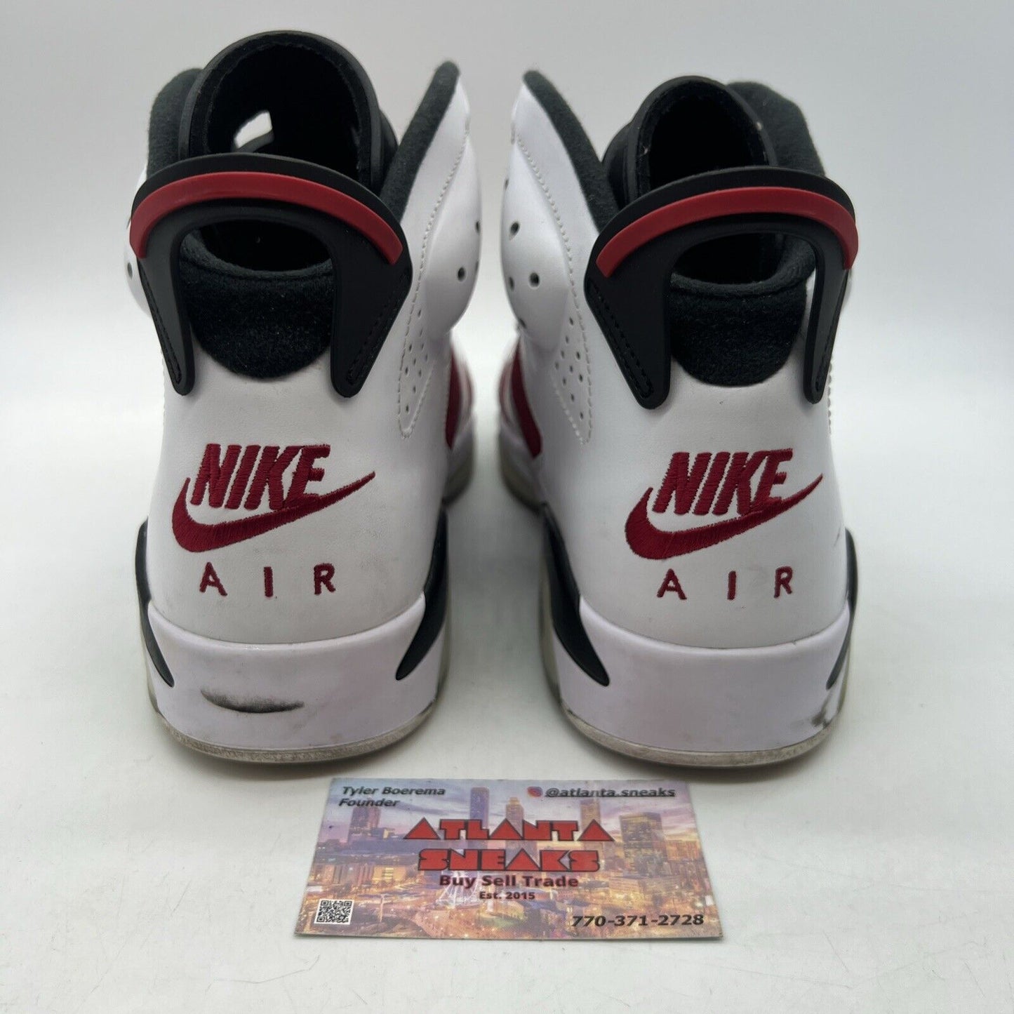 Size 9.5 - Jordan 6 Retro OG Mid Carmine White Leather Suede (CT8529-106)