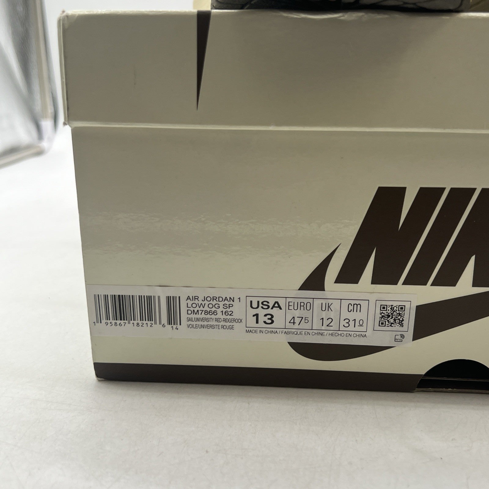 Size 13 - Air Jordan 1 Low OG x Travis Scott Reverse Mocha (DM7866-162)