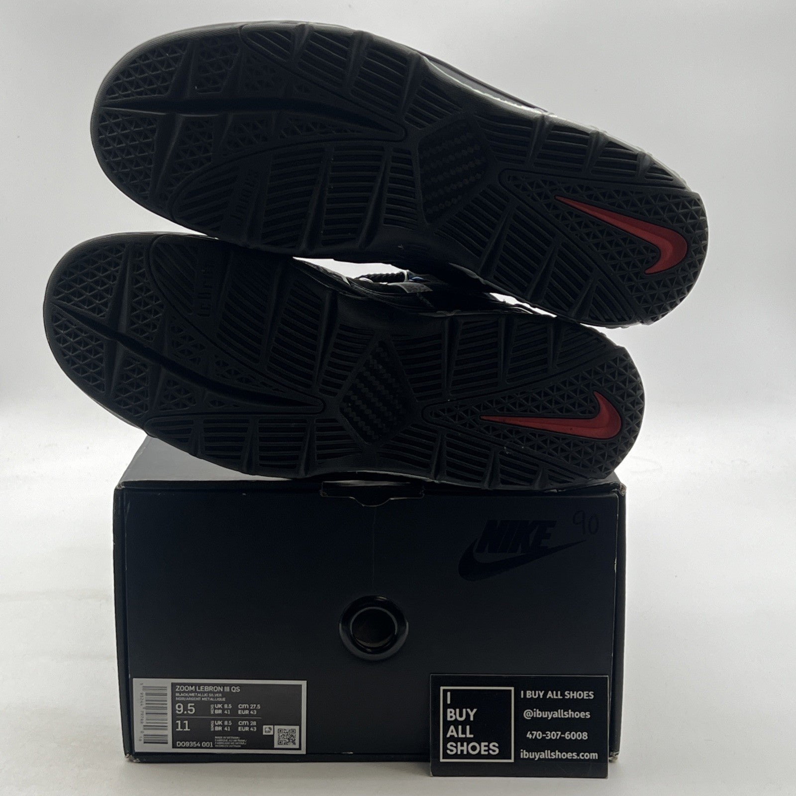 Size 9.5 - Nike Zoom LeBron 3 Retro Barbershop (DO9354-001)