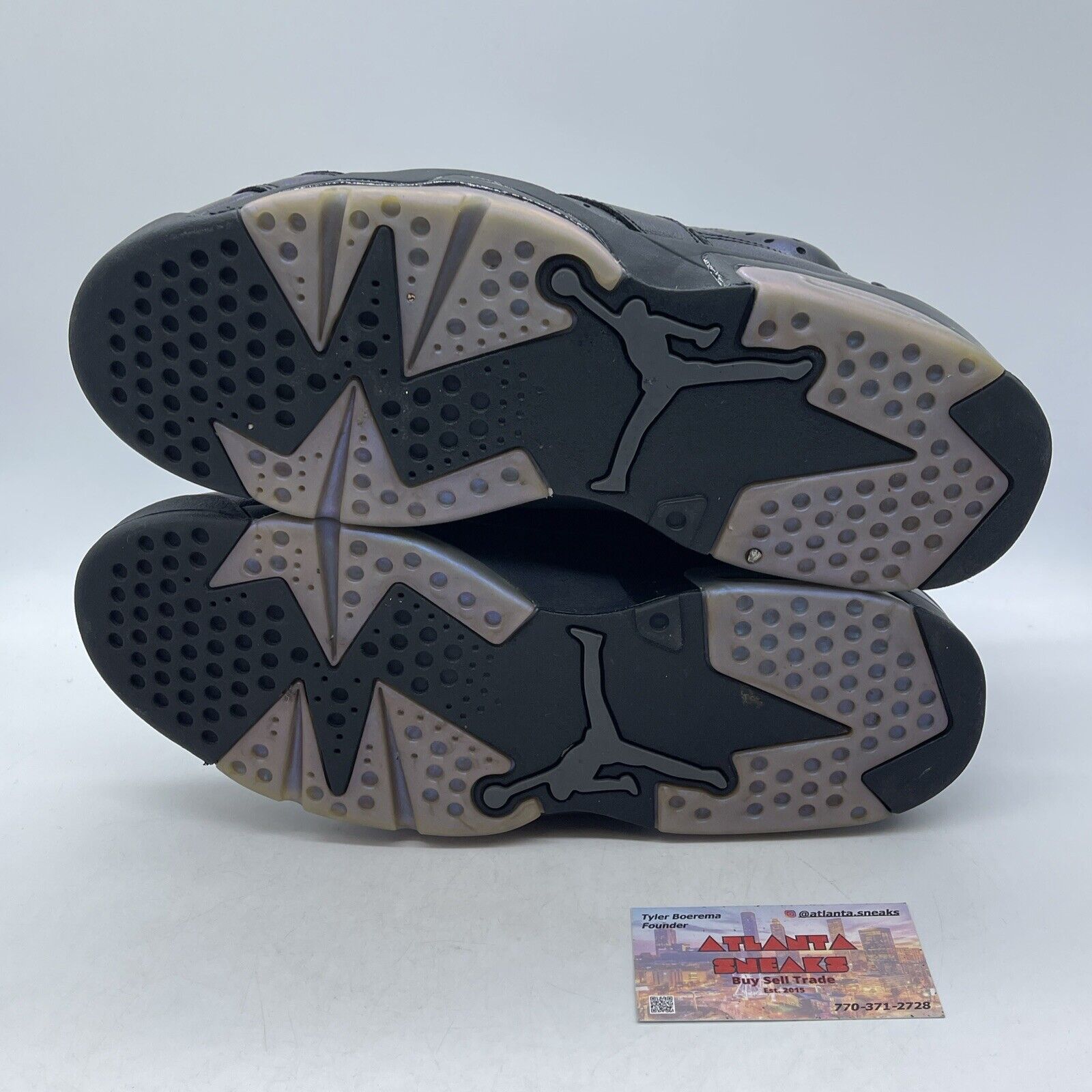 Size 11.5 - Air Jordan 6 Retro All Star - Chameleon Black Leather (907961-015)