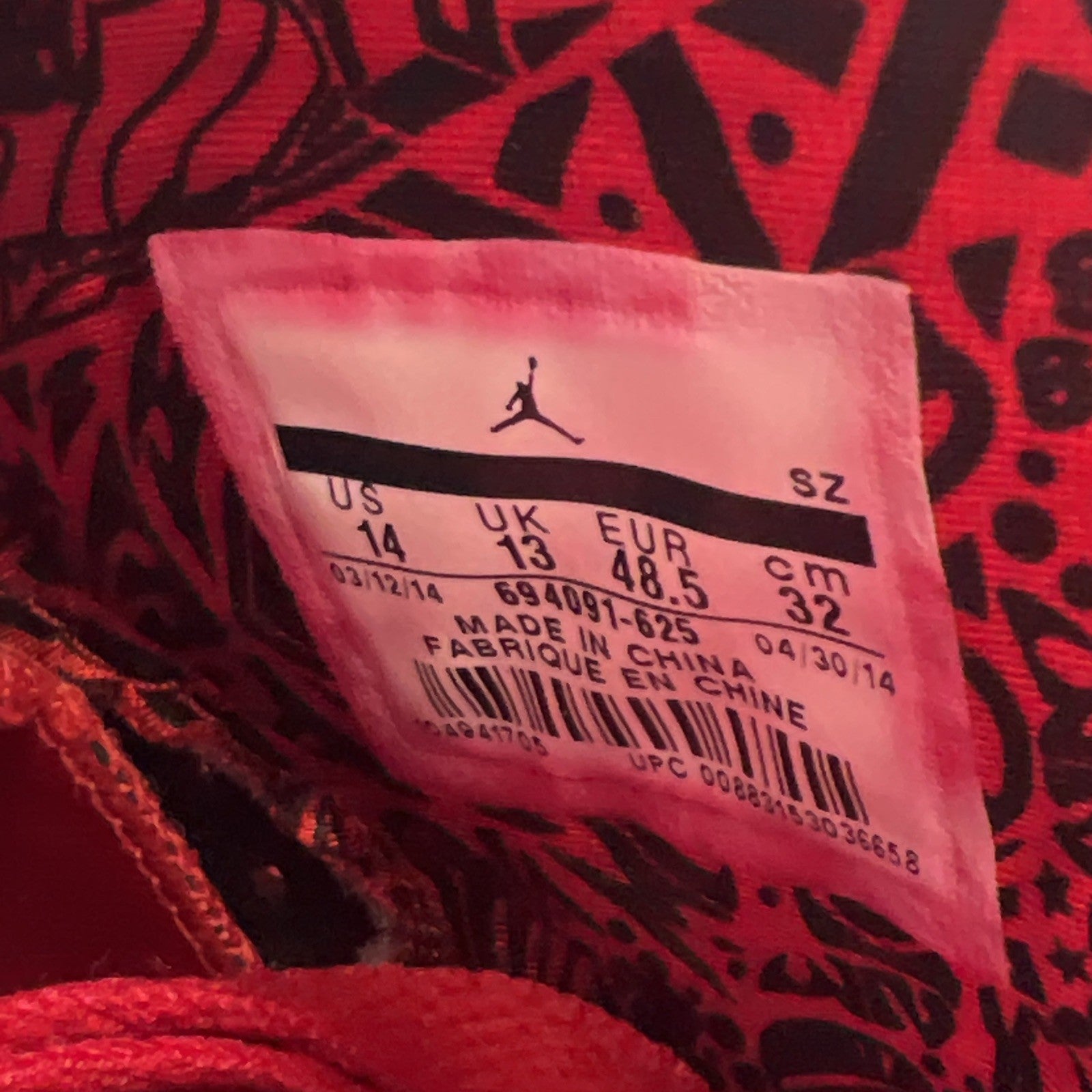 Size 14 - Air Jordan 6 Spizike History of Jordan (694091-625)