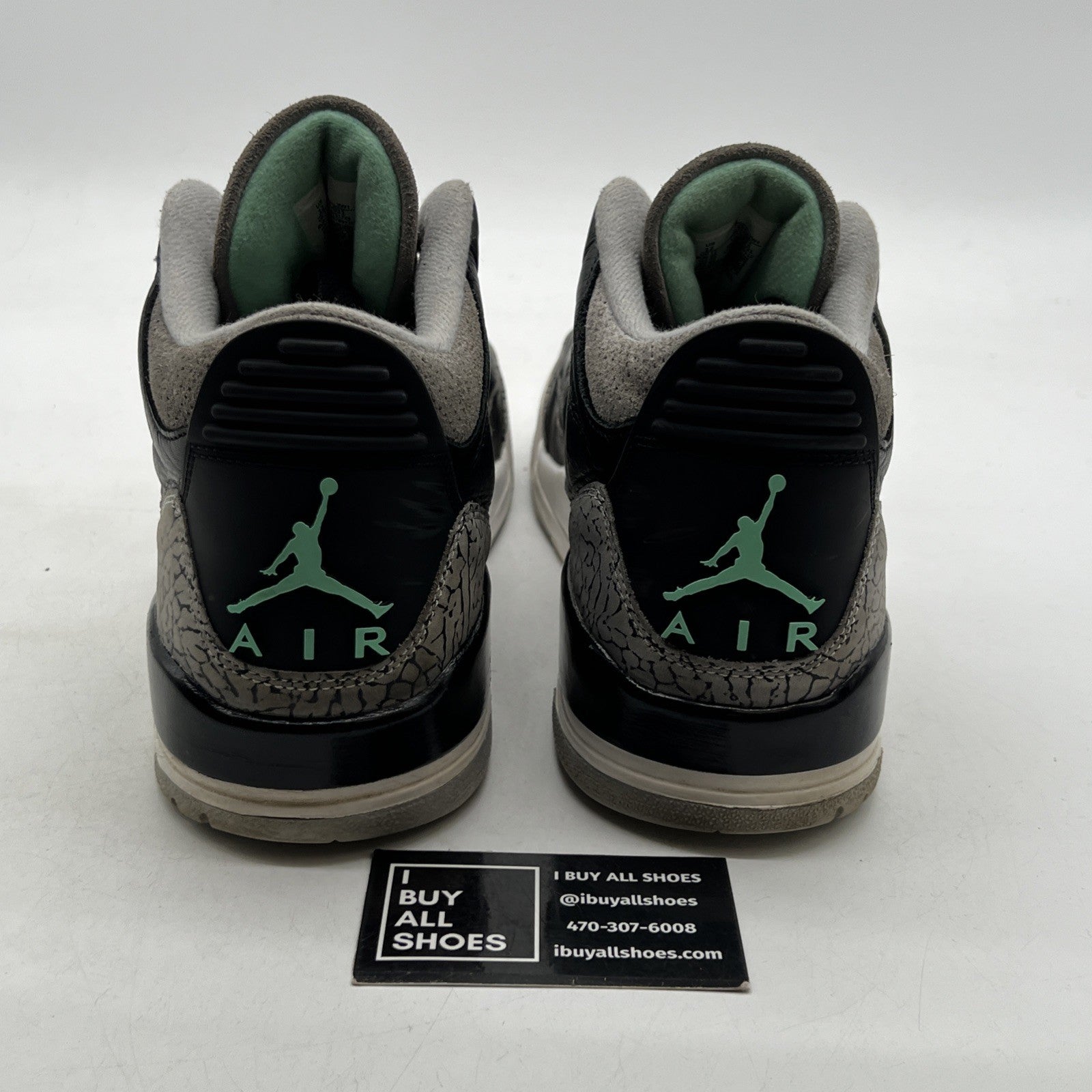 Size 12 - Air Jordan 3 Retro Green Glow (CT8532-031)