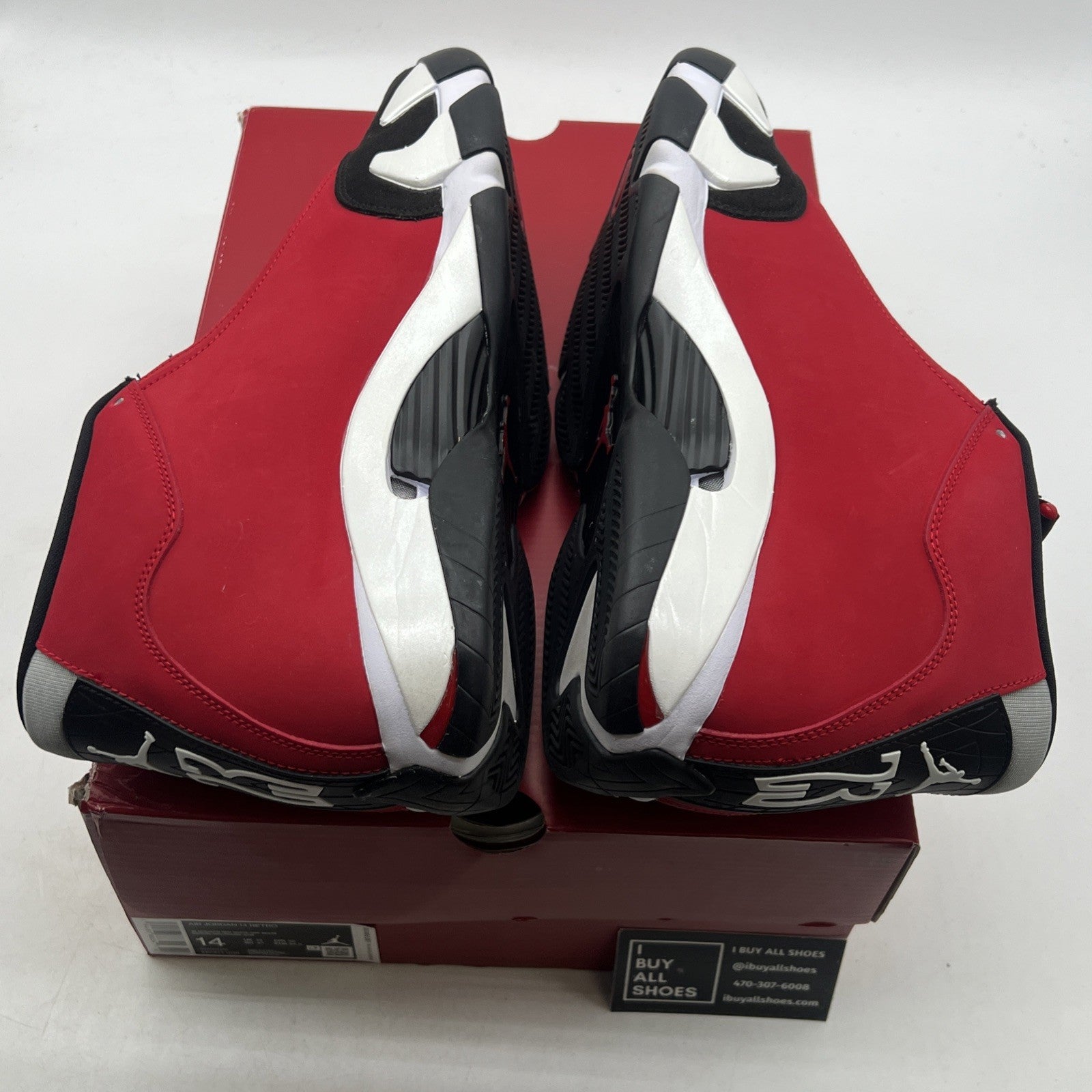 Size 14 - Air Jordan 14 Retro Gym Red (487471-006)