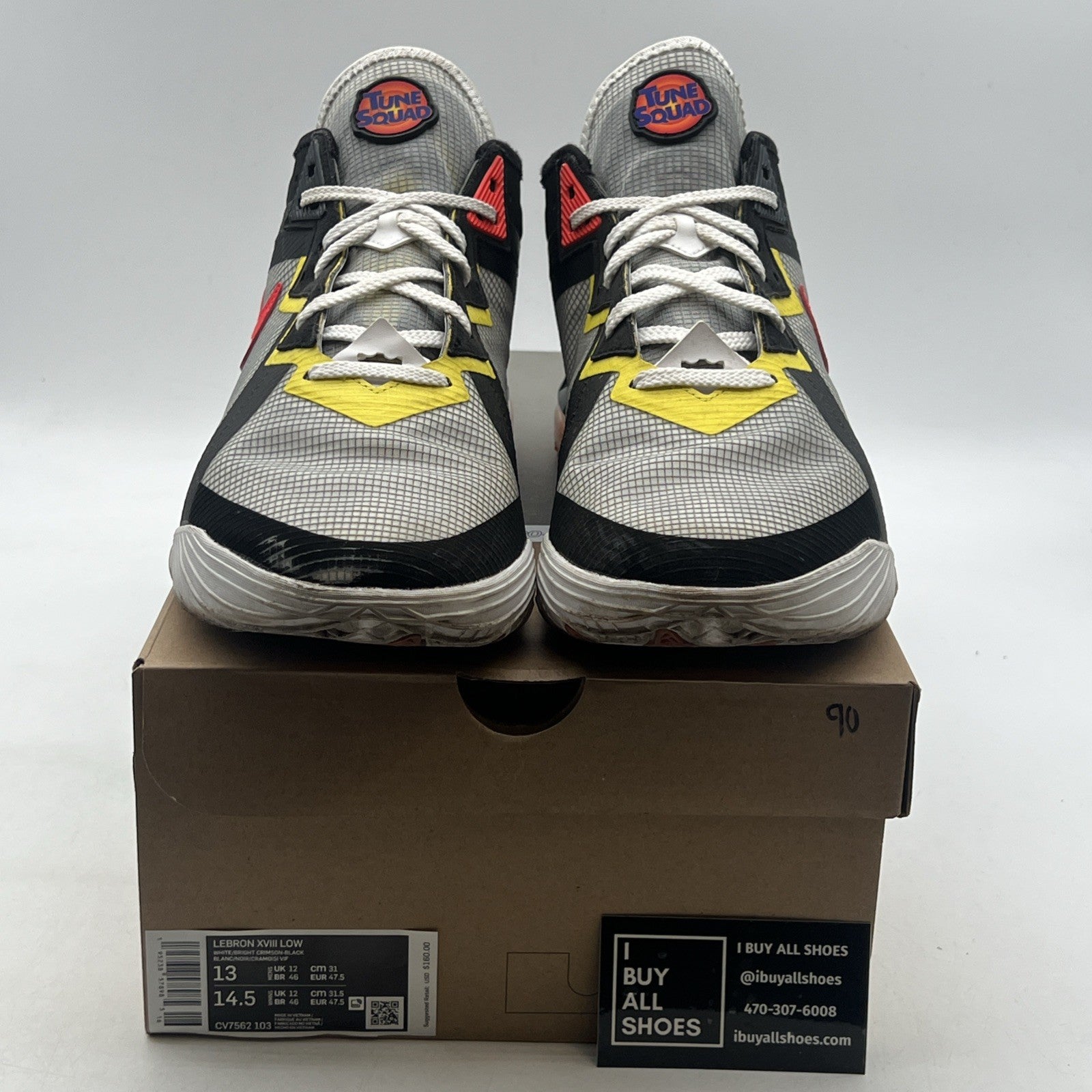 Size 13 - Nike Space Jam x LeBron 18 Low Sylvester x Tweety (CV7562-103)