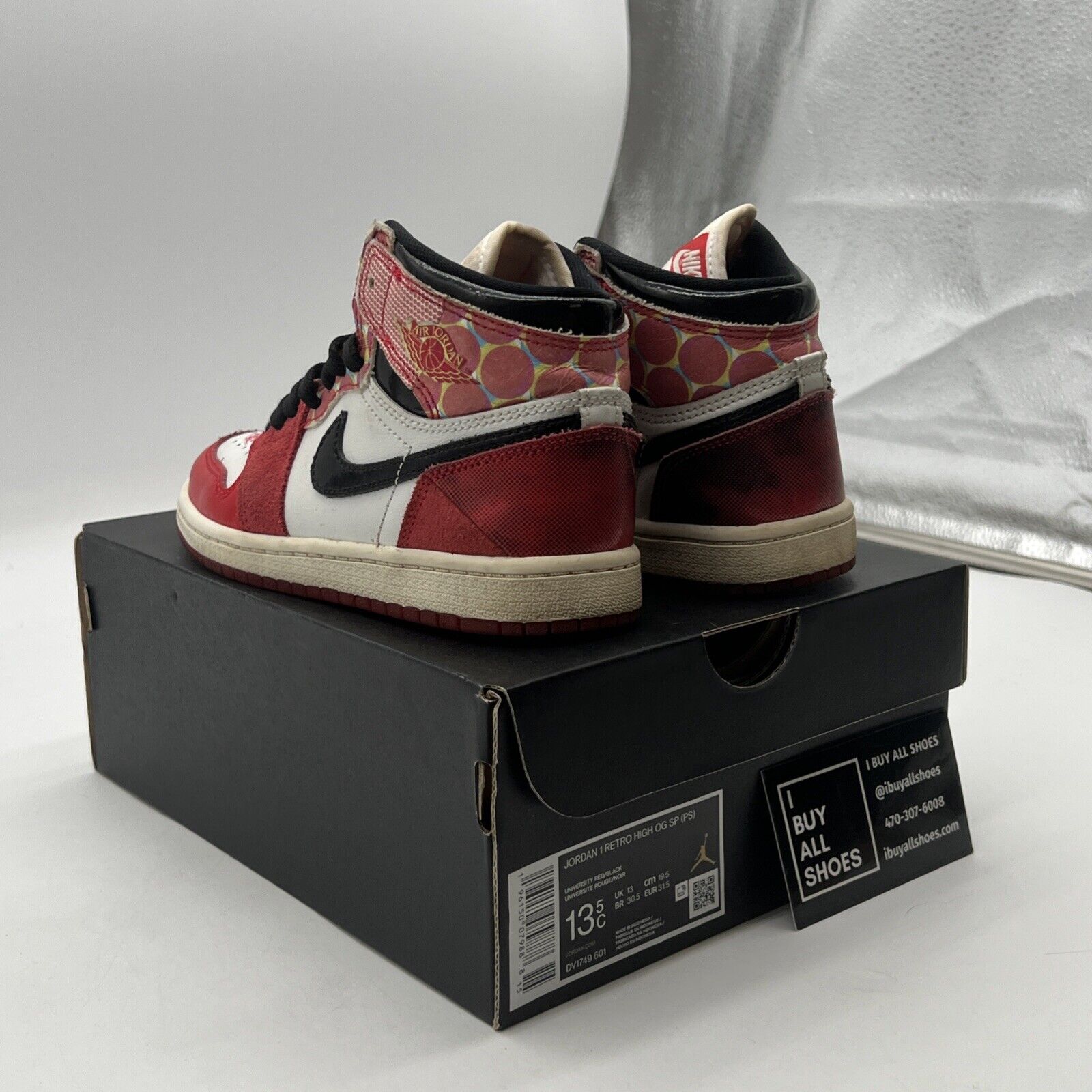 Size 13.5C - Air Jordan 1 Retro OG x Marvel High Next Chapter (DV1749-601)