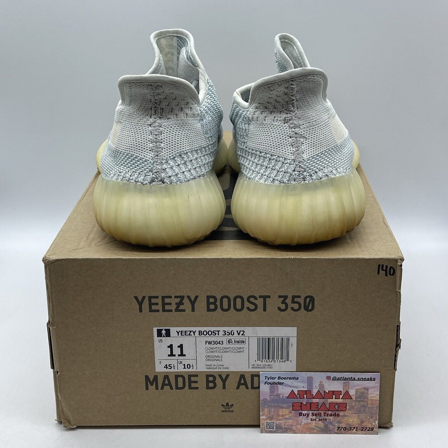 Size 11 - adidas Yeezy Boost 350 V2 Cloud White Non-Reflective White (FW3043)