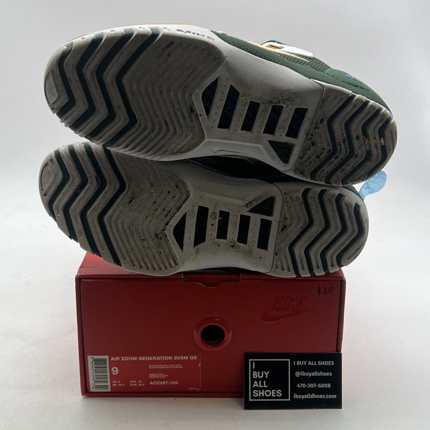 Size 9 - Nike Air Zoom Generation Retro QS SVSM (AO2367-100)