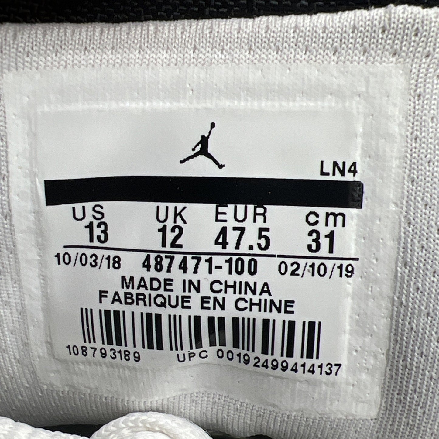 Size 13 - Air Jordan 14 Retro 2019 Candy Cane (487471-100)