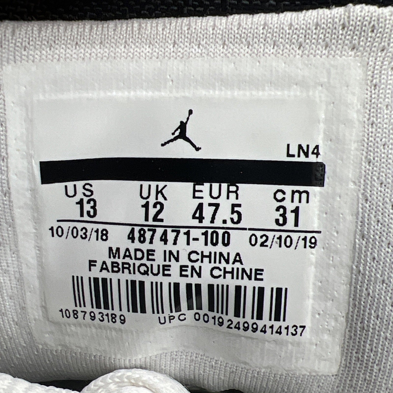 Size 13 - Air Jordan 14 Retro 2019 Candy Cane (487471-100)