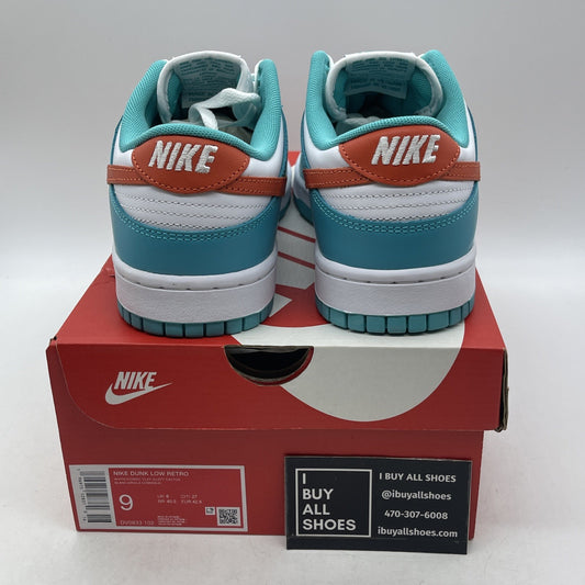 Size 9 - Nike Dunk Low Miami Dolphins (DV0833-102)