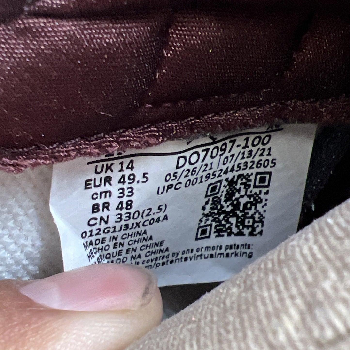 Size 15 - Air Jordan 1 OG x A Ma Maniere High Airness (DO7097-100)