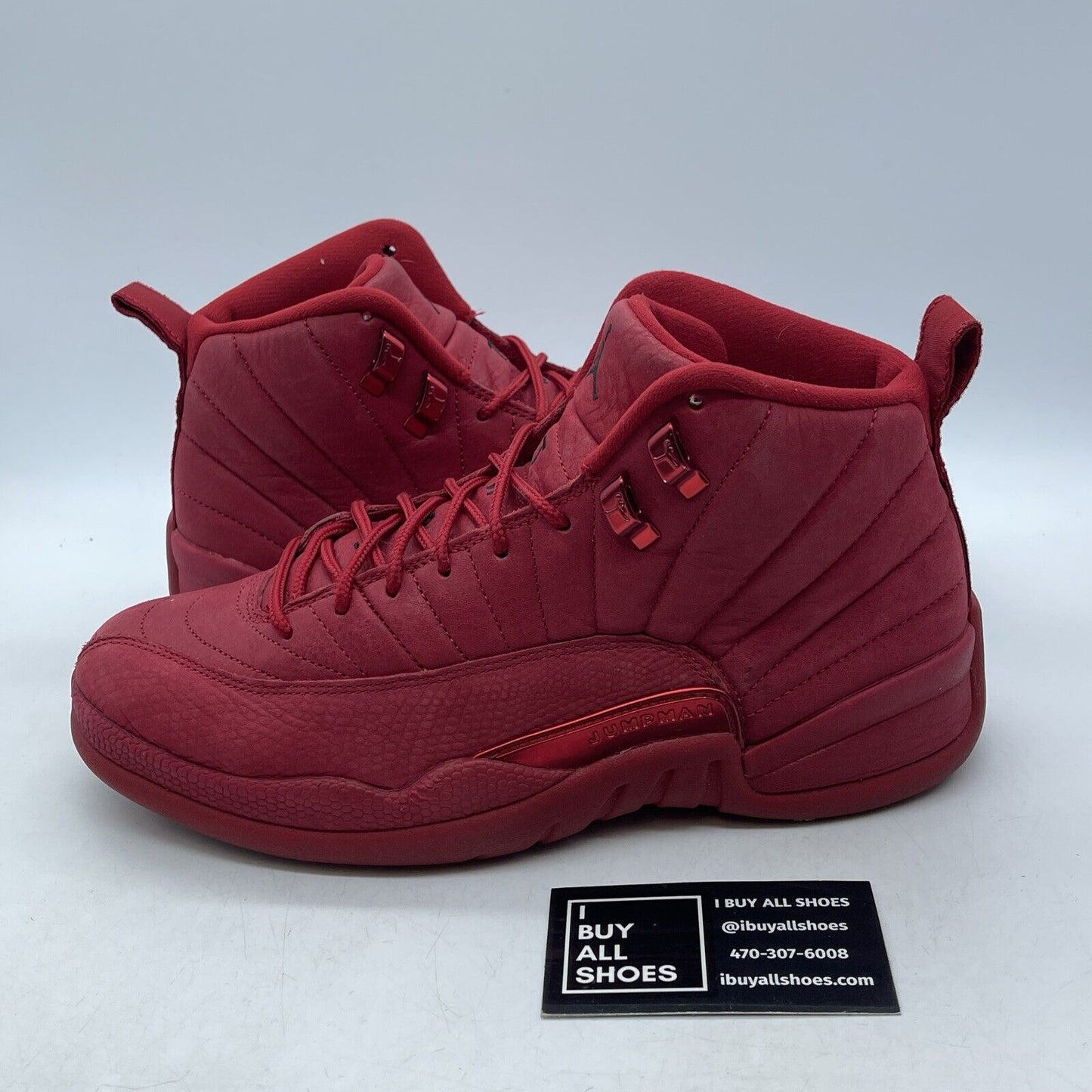 Size 8 - Air Jordan 12 Retro Gym Red Black Suede Leather (130690-601)