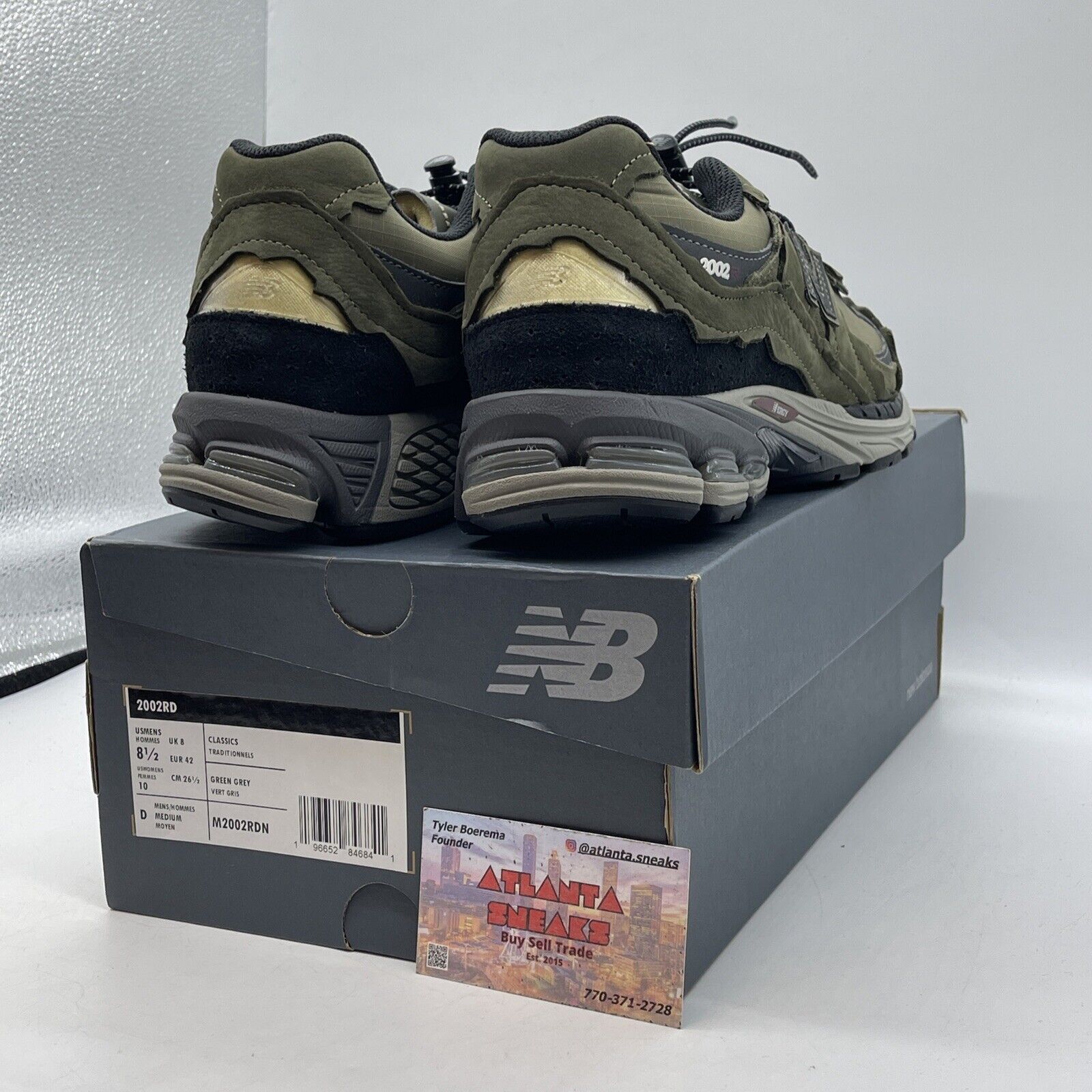 Size 8.5 - New Balance 2002R Protection Pack - Dark Moss Suede (M2002RDN