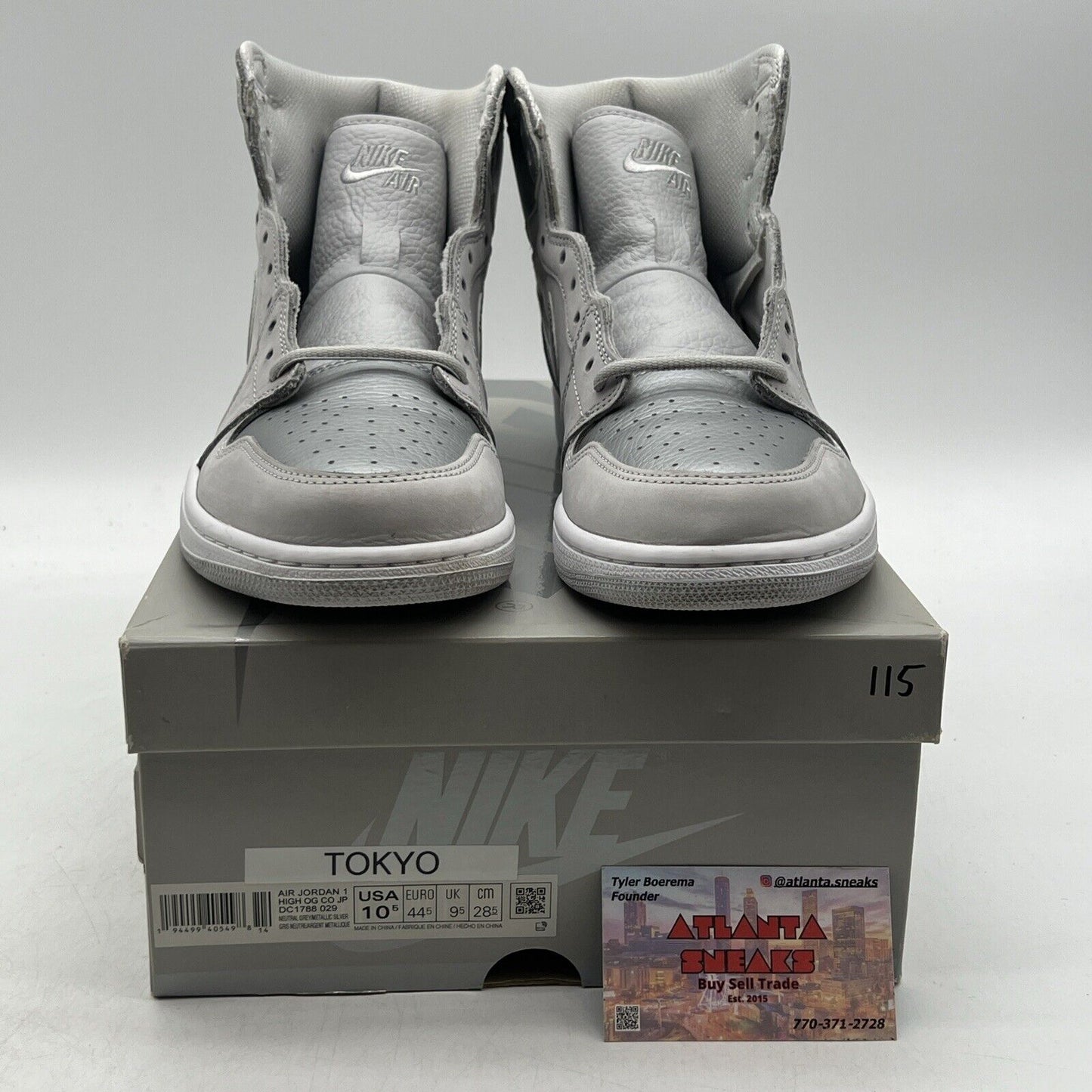 Size 10.5 - Air Jordan 1 Retro OG CO.JP High Tokyo Leather White (DC1788-029)