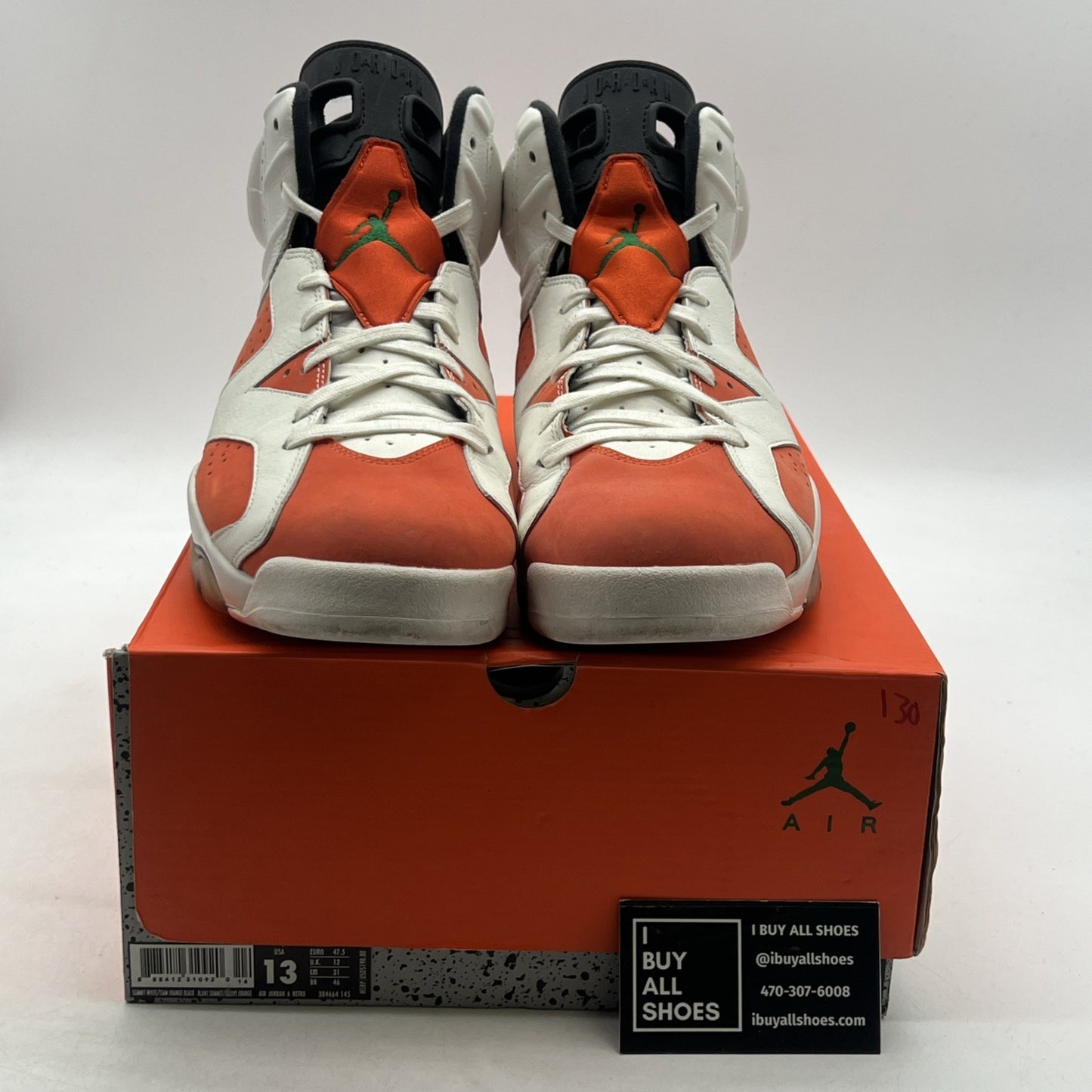 Size 13 - Air Jordan 6 Retro Gatorade (384664-145)