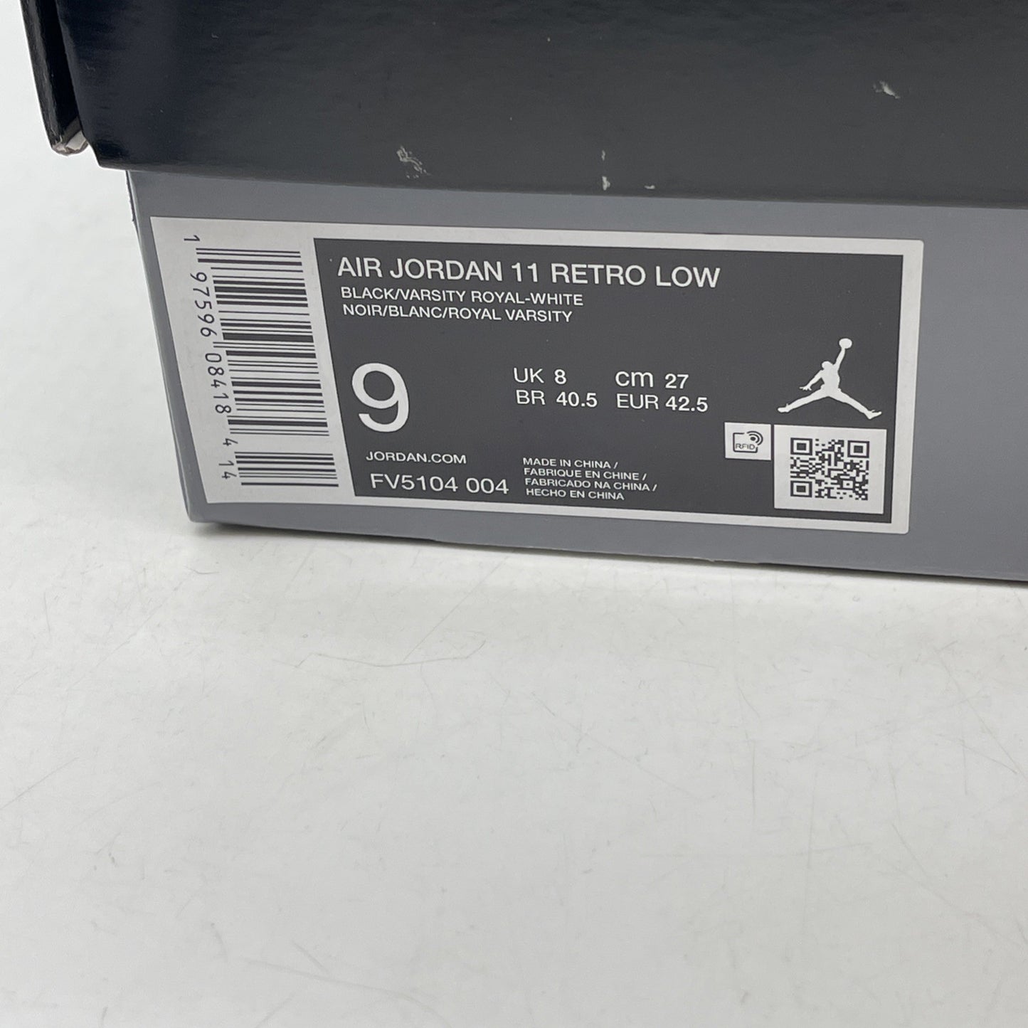 Size 9 - Air Jordan 11 Retro Low Space Jam (FV5104-004)