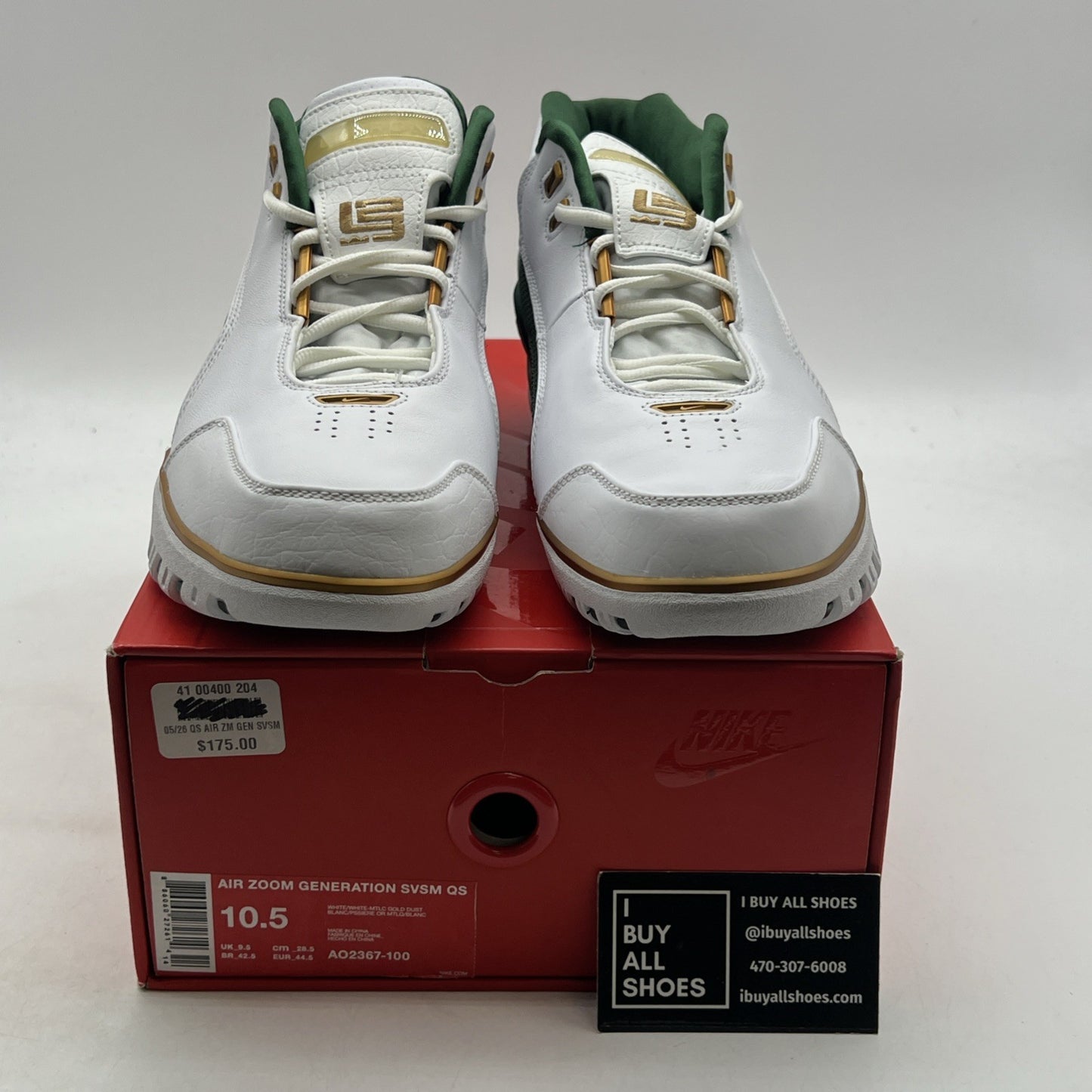 Size 10.5 - Nike Air Zoom Generation Retro QS SVSM (AO2367-100)
