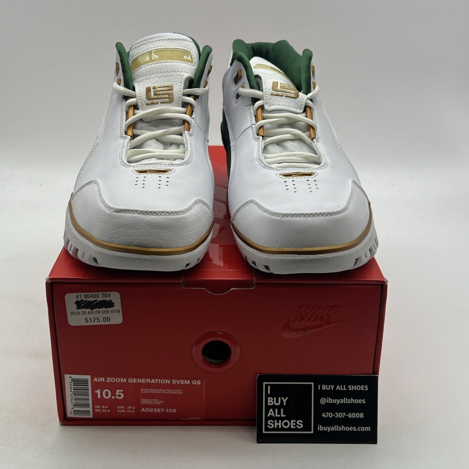 Size 10.5 - Nike Air Zoom Generation Retro QS SVSM (AO2367-100)