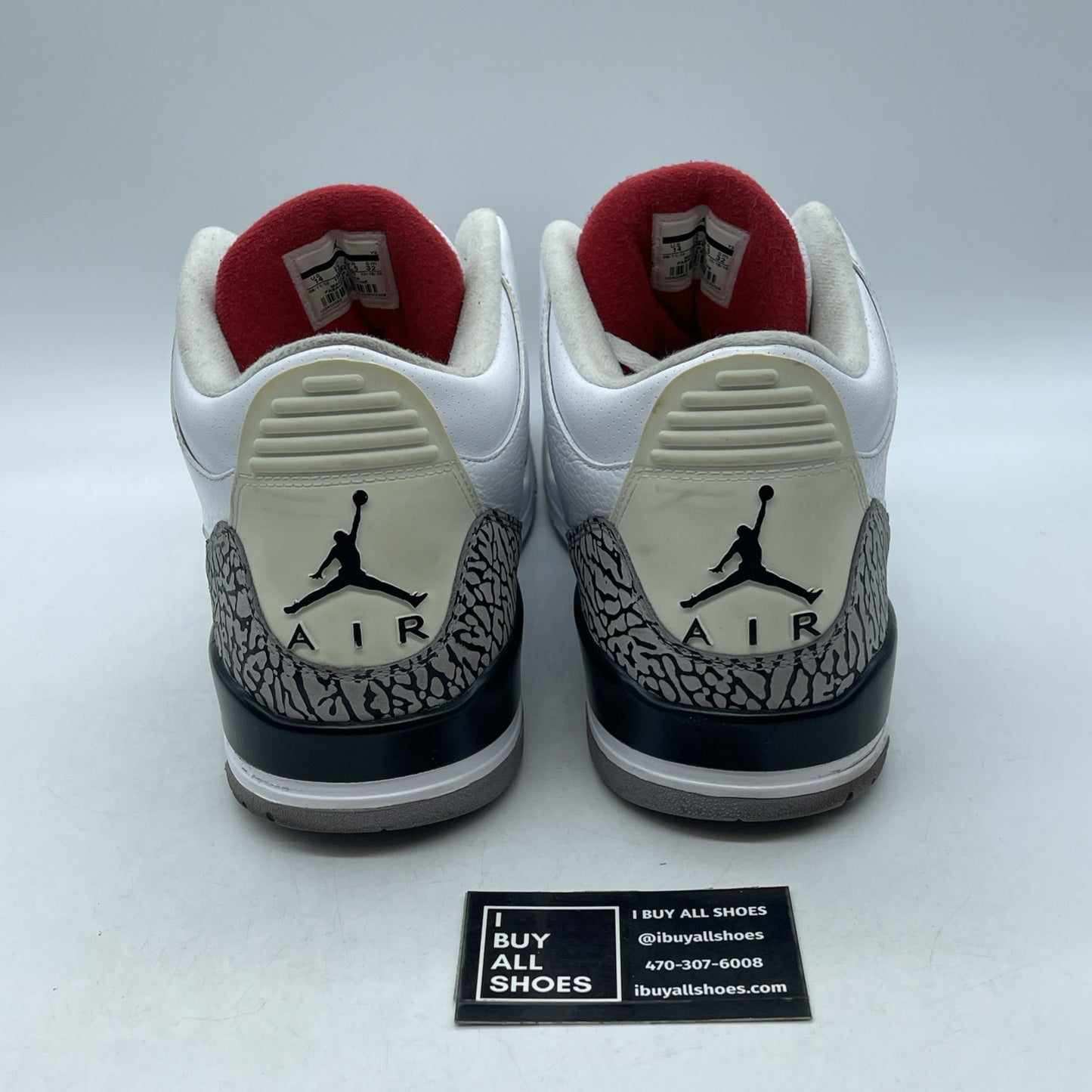 Size 14 - Air Jordan 3 Retro White Cement 2011 (136064-105)