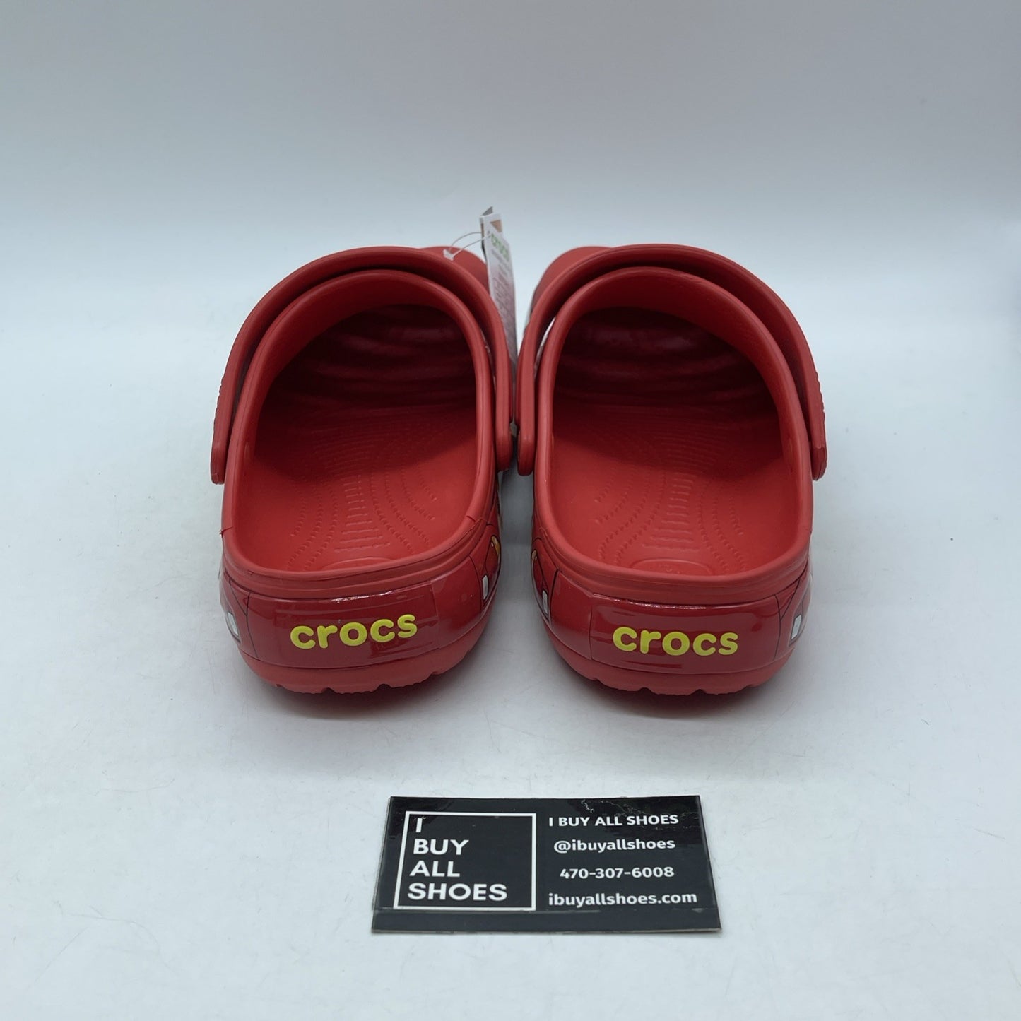 Size 9 - Crocs Classic Clog Lightning McQueen 2021 Rubber Red (205759-610)
