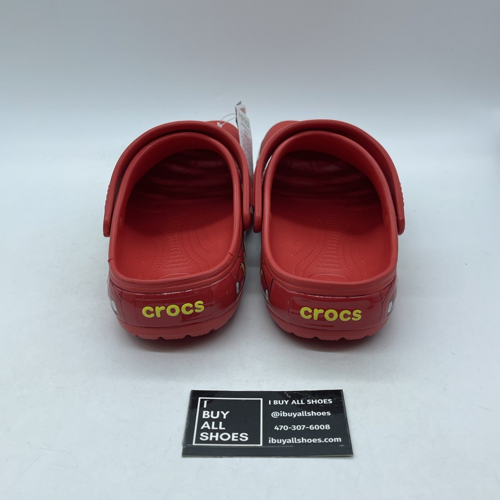 Size 9 - Crocs Classic Clog Lightning McQueen 2021 Rubber Red (205759-610)