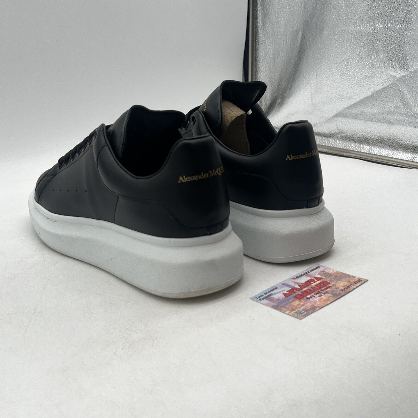Size 11.5 - Alexander McQueen Oversized Black and white