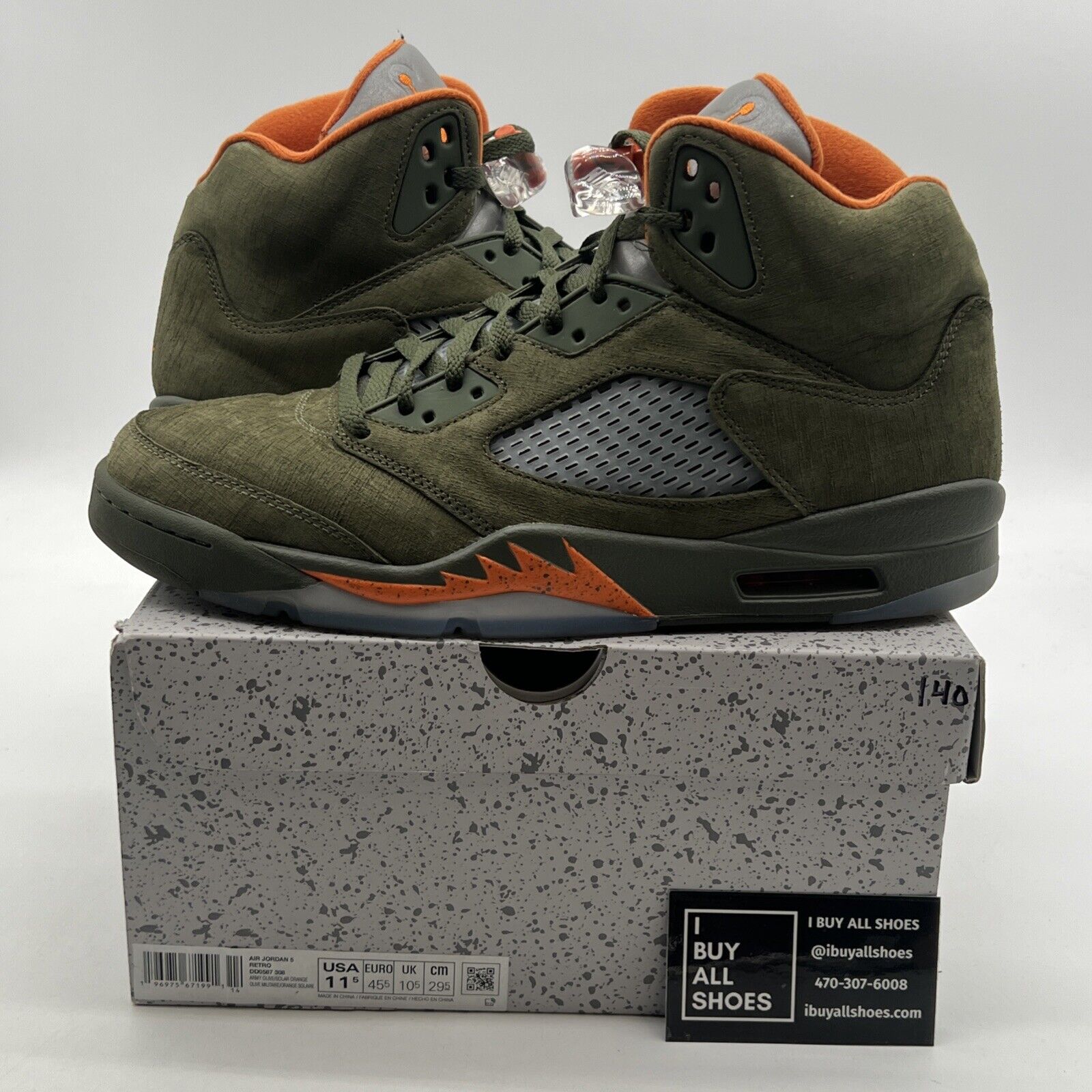 Size 11.5 - Air Jordan 5 Retro 2024 Olive (DD0587-308)