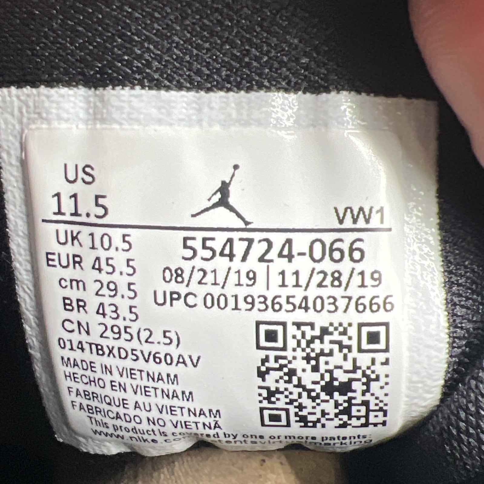 Size 11.5 - Air Jordan 1 Mid Noble Red (554724-066)