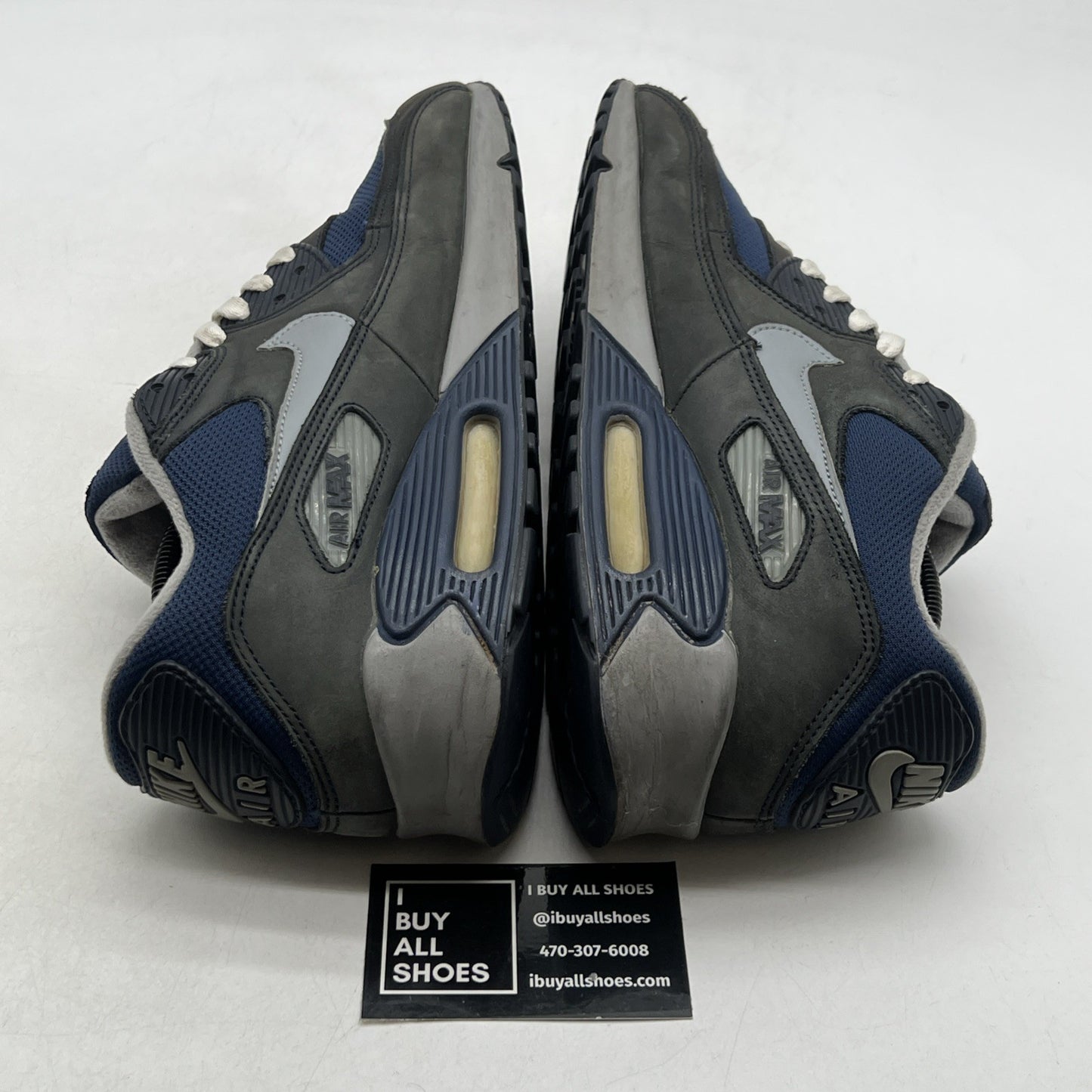 Size 11 - Nike Air Max 90 Leather Blue (302519-401)