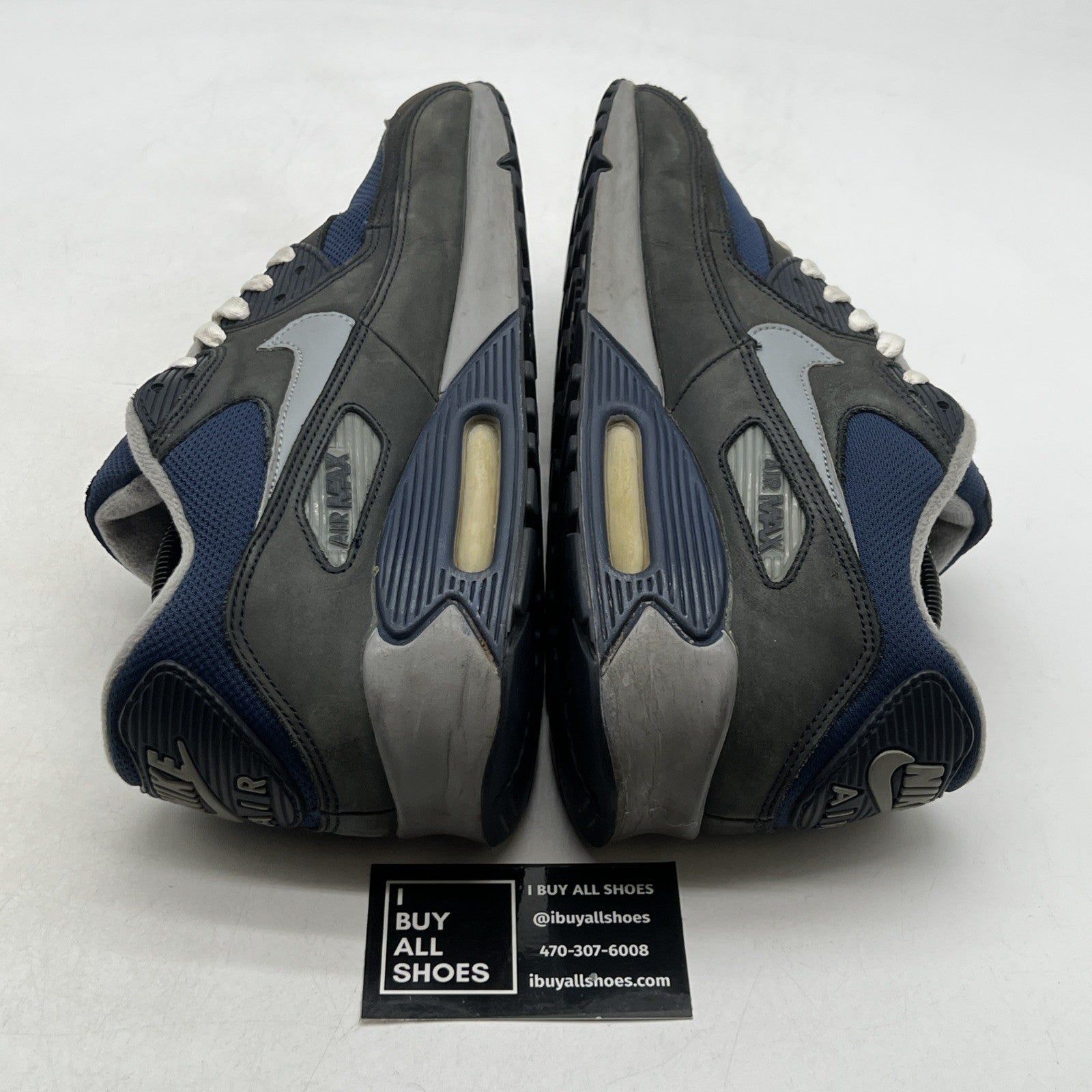 Size 11 - Nike Air Max 90 Leather Blue (302519-401)