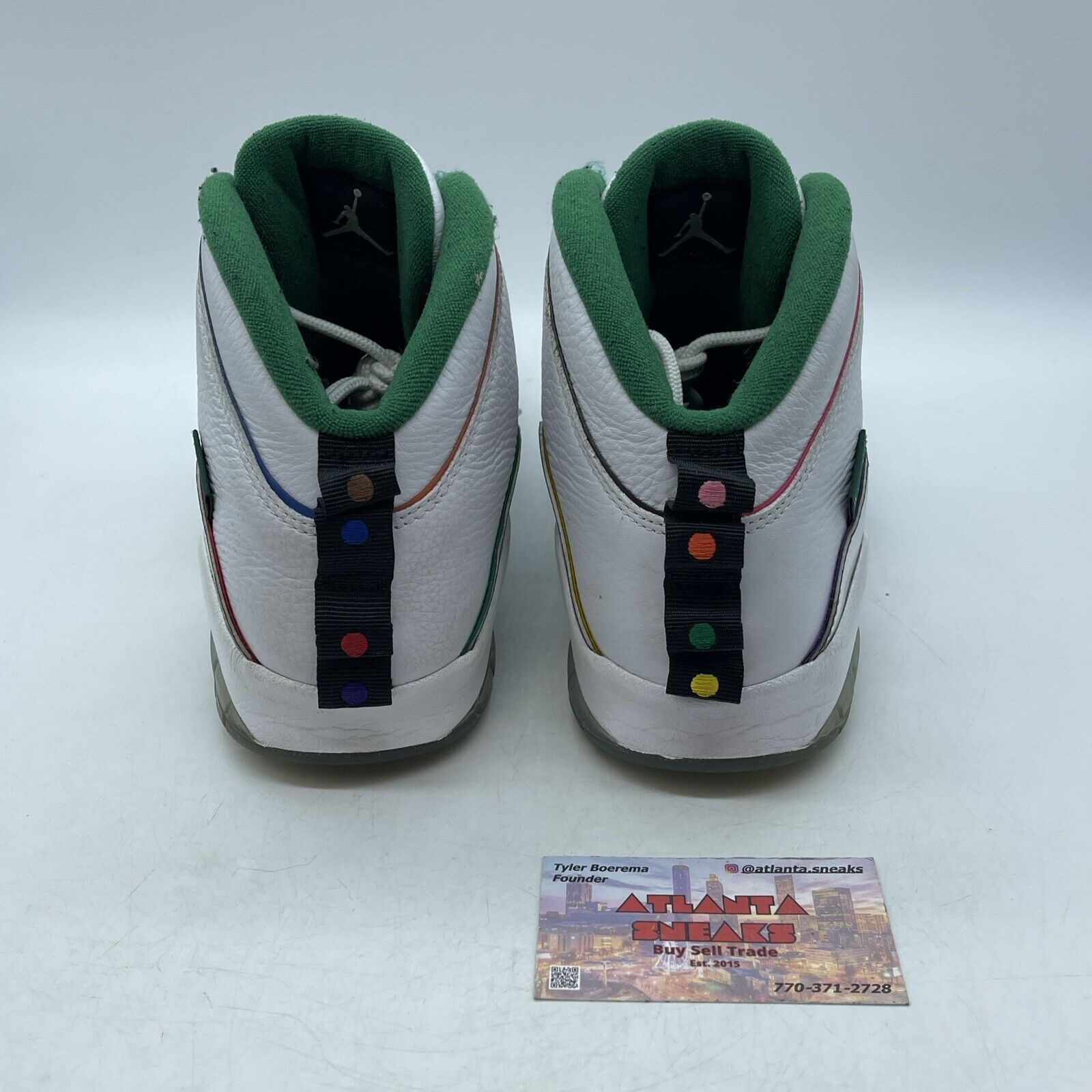 Size 10.5 - Air Jordan 10 Retro Wings White Orange Green Black (CK4352-103)
