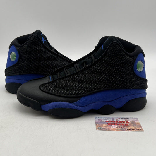 Size 10 - Jordan 13 Retro Hyper Royal 2020 Black Blue Leather (414571-040)