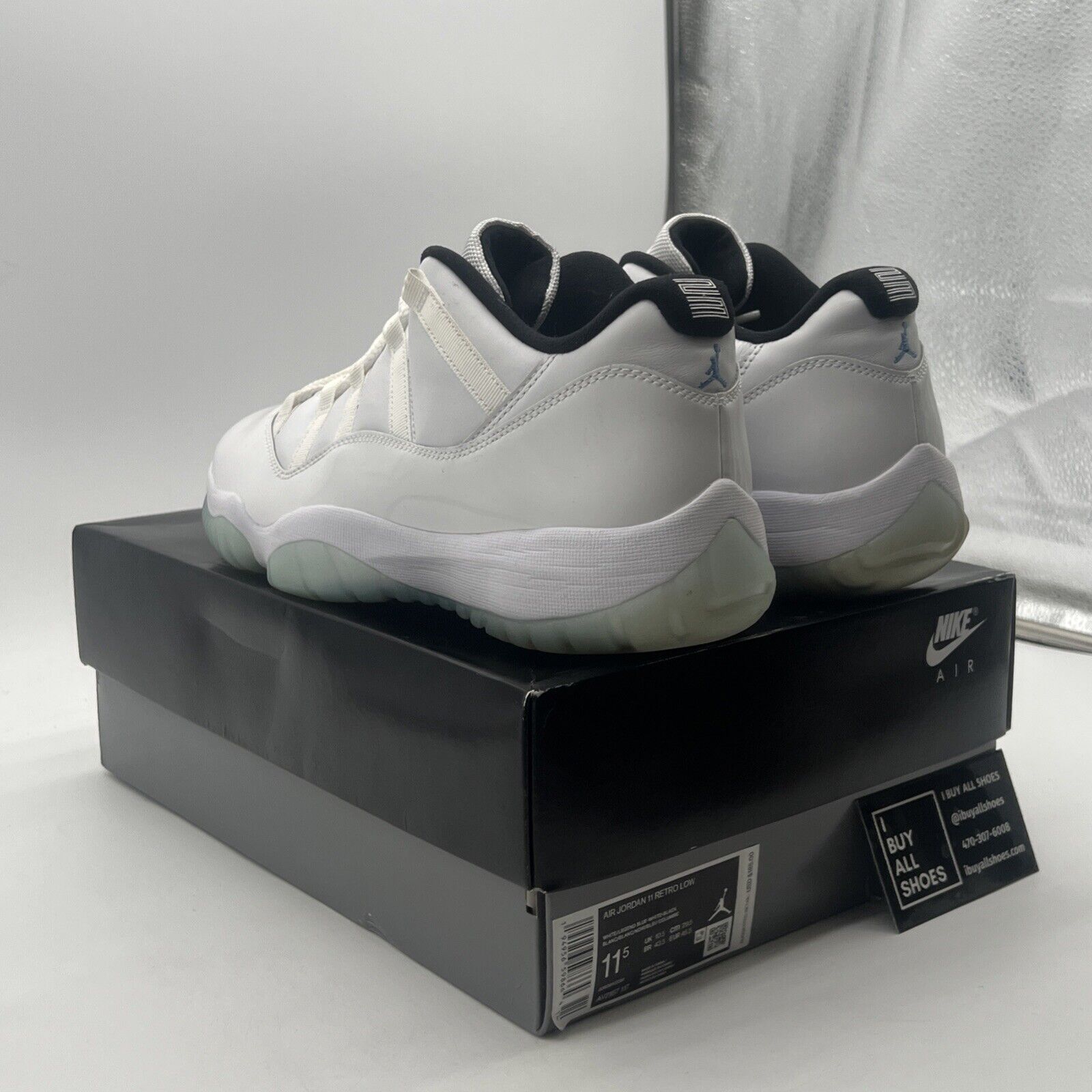 Size 11.5 - Air Jordan 11 Retro Low Legend Blue (AV2187-117)