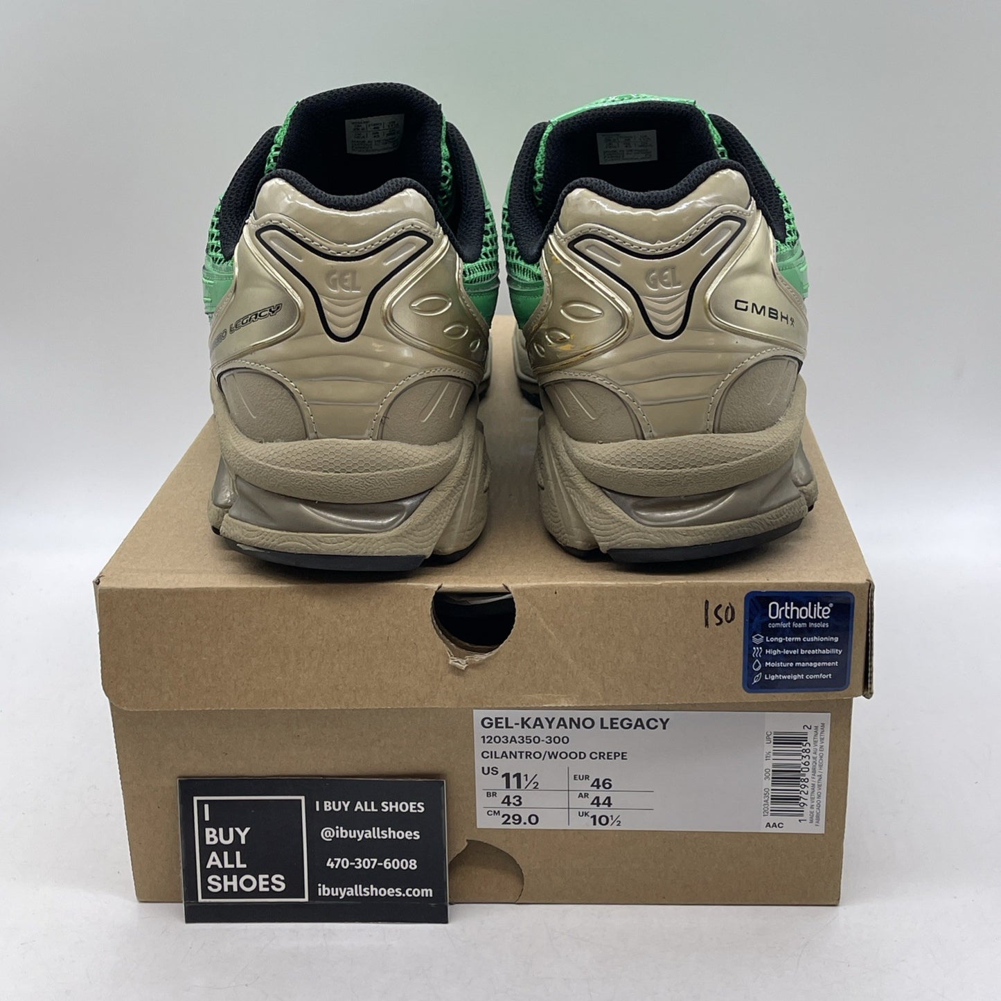 Size 11.5 - GmbH x Asics Gel Kayano Legacy Cilantro (1203A350-300)