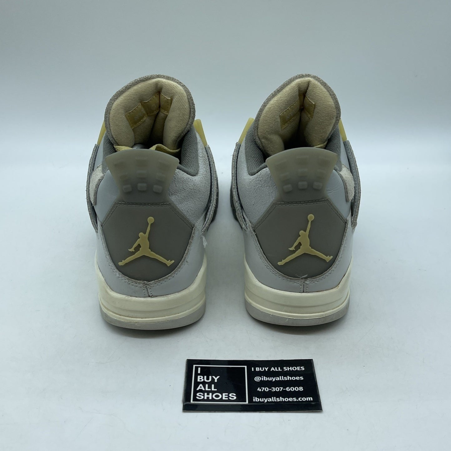 Size 9.5 - Jordan 4 Retro SE Low Craft Grey Suede Leather (DV3742-021)
