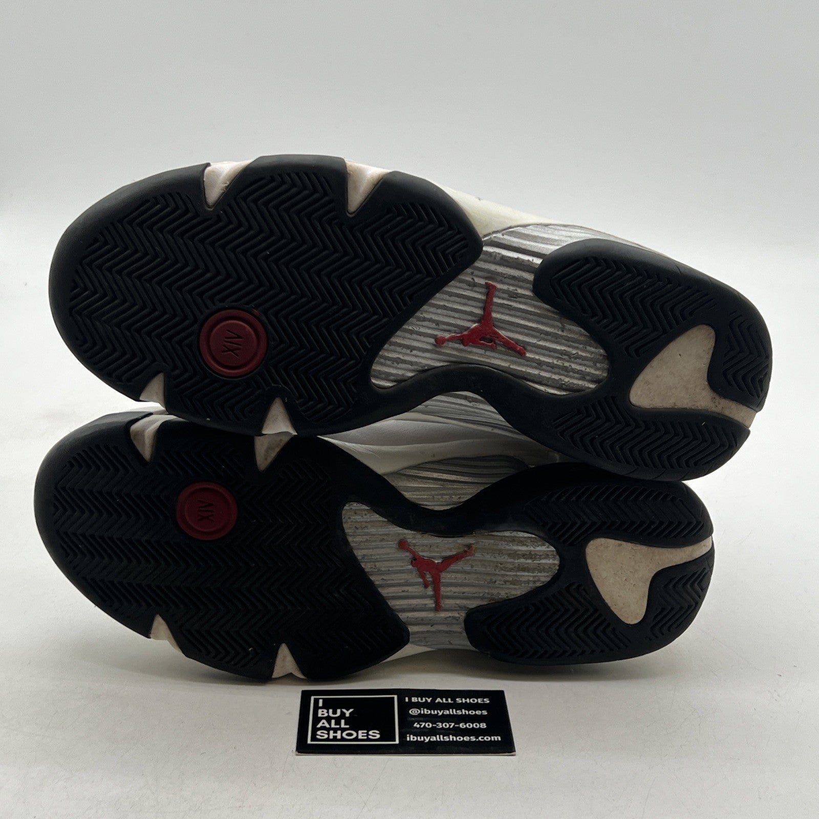 Size 10.5 - Air Jordan 14 Retro 2014 Black Toe (487471-102)