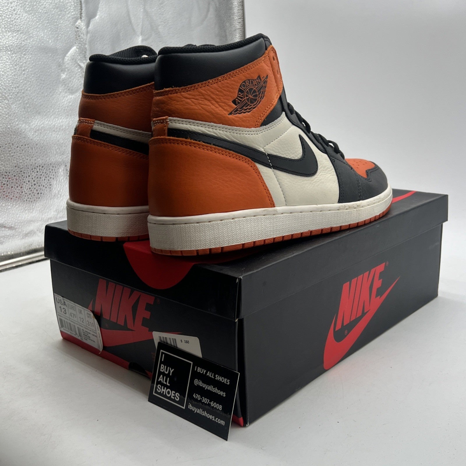 Size 13 - Air Jordan 1 Retro OG High Shattered Backboard (555088-005)