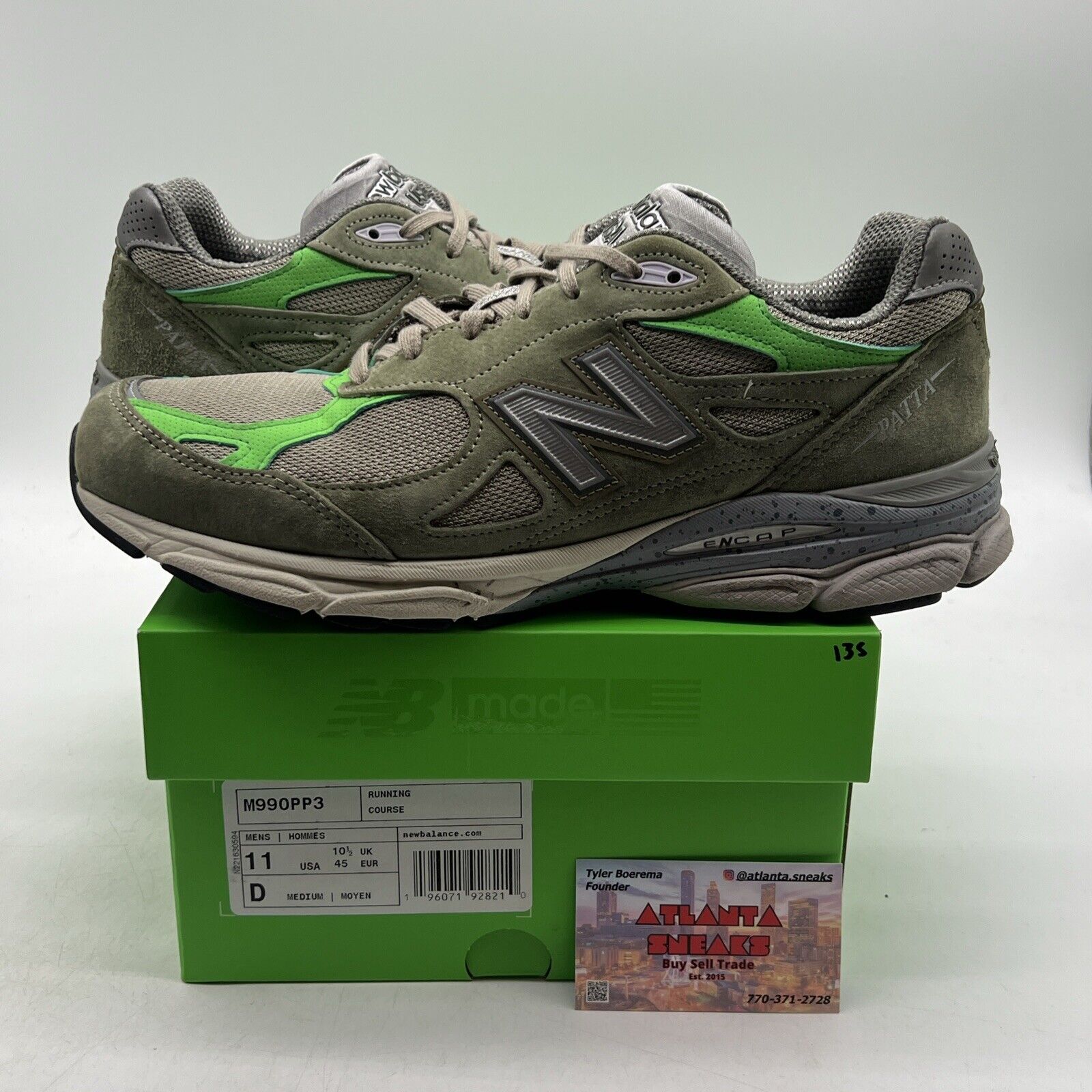 Size 11 - New Balance Patta x 990v3 Made in USA Keep Your Family Close (M990PP3)