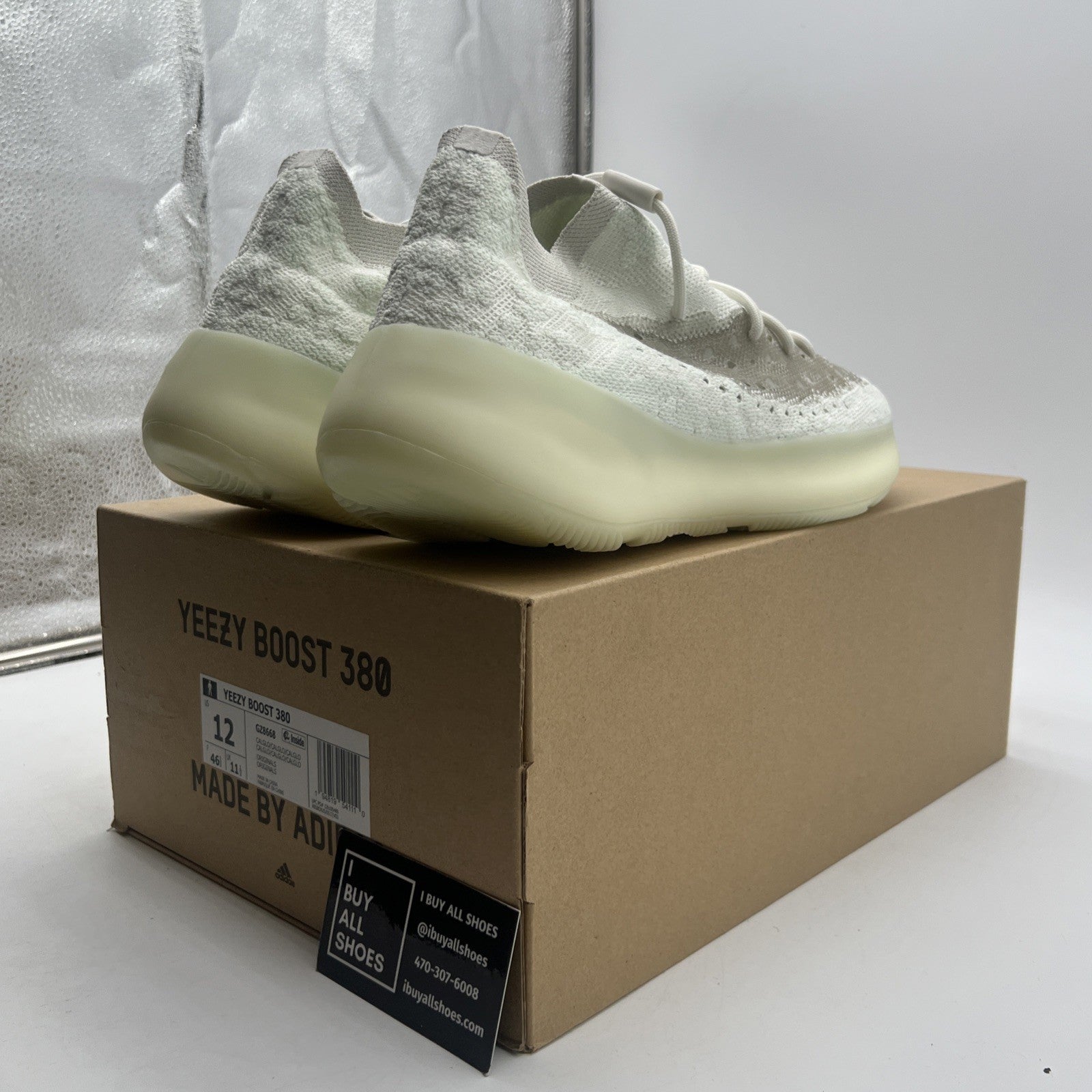 Size 12 - adidas Yeezy Boost 380 Calcite Glow (GZ8668)