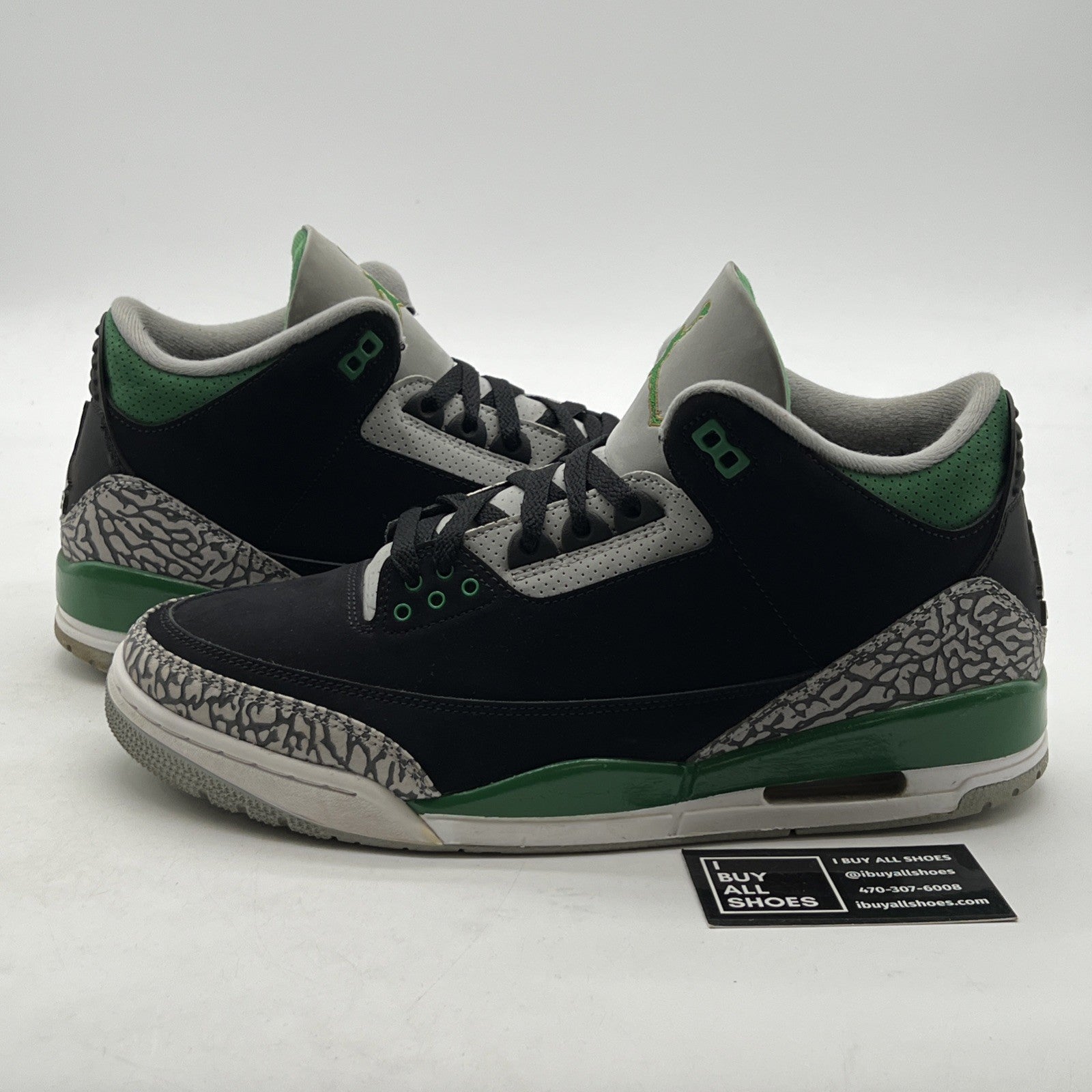 Size 11.5 - Air Jordan 3 Retro Mid Pine Green (CT8532-030)