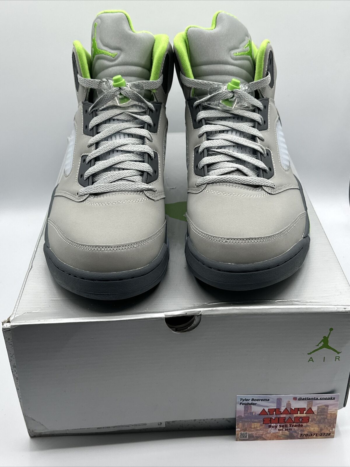 Size 13 - Jordan 5 Retro Green Bean