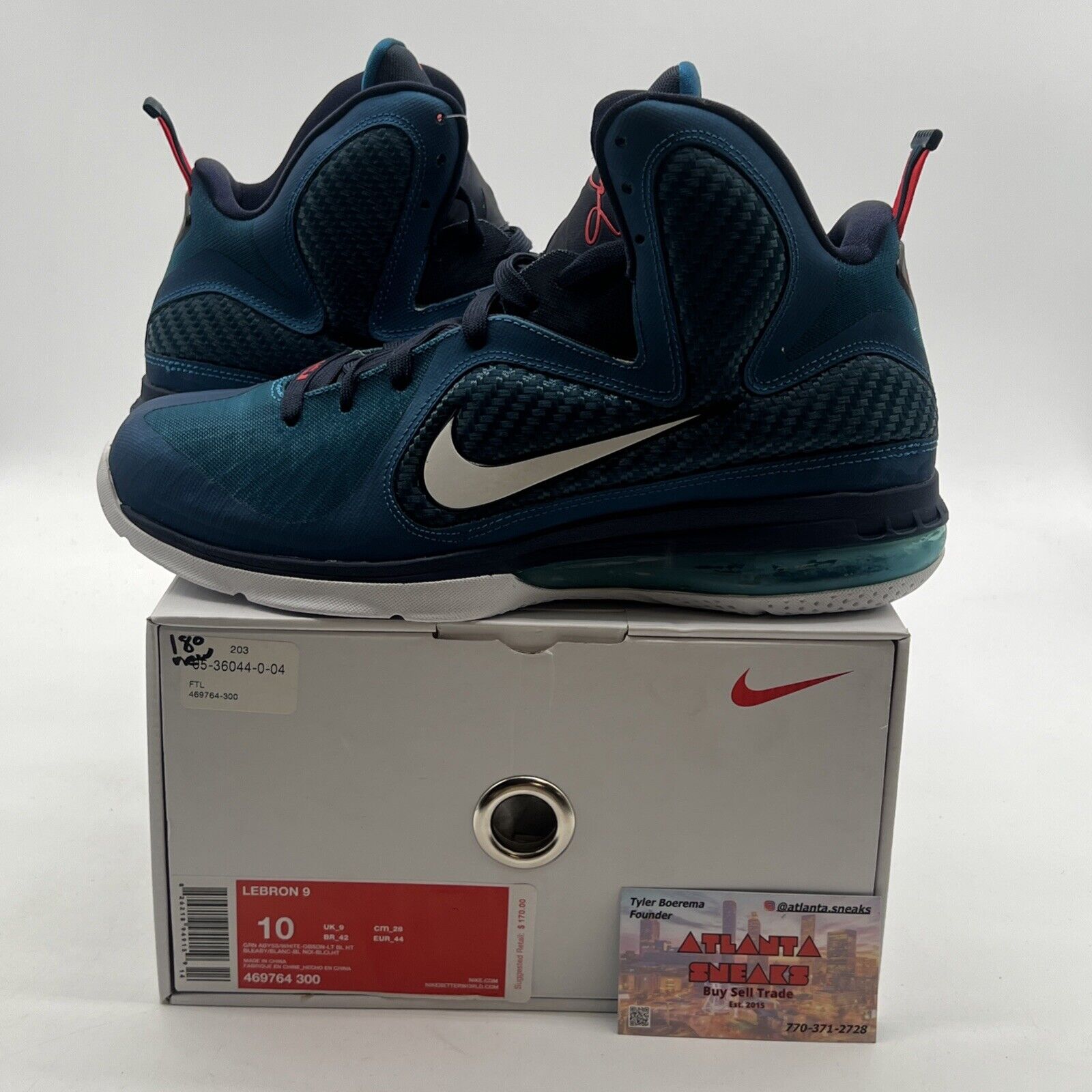 Size 10 - Nike LeBron 9 Swingman (469764-300)