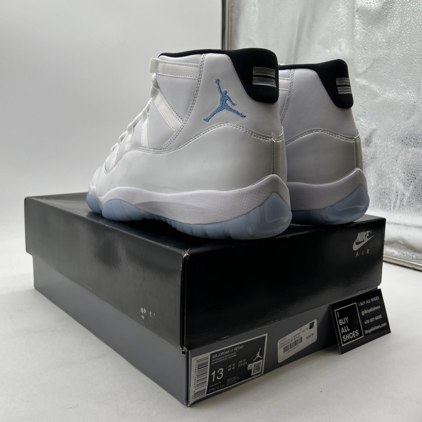 Size 13 - Air Jordan 11 Retro 2024 Legend Blue / Columbia (CT8012-104)