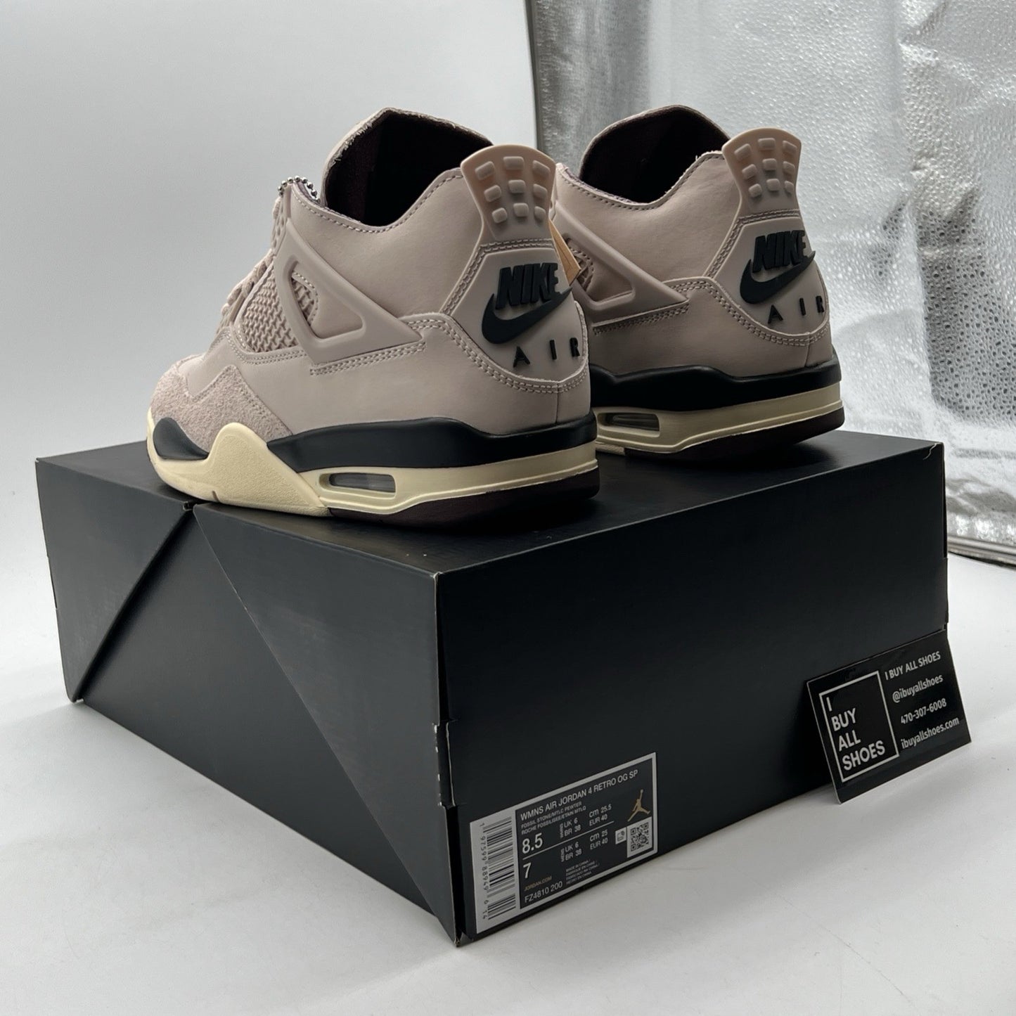 Size 8.5 - A Ma Maniére x Air Jordan 4 Retro While You Were Sleeping W