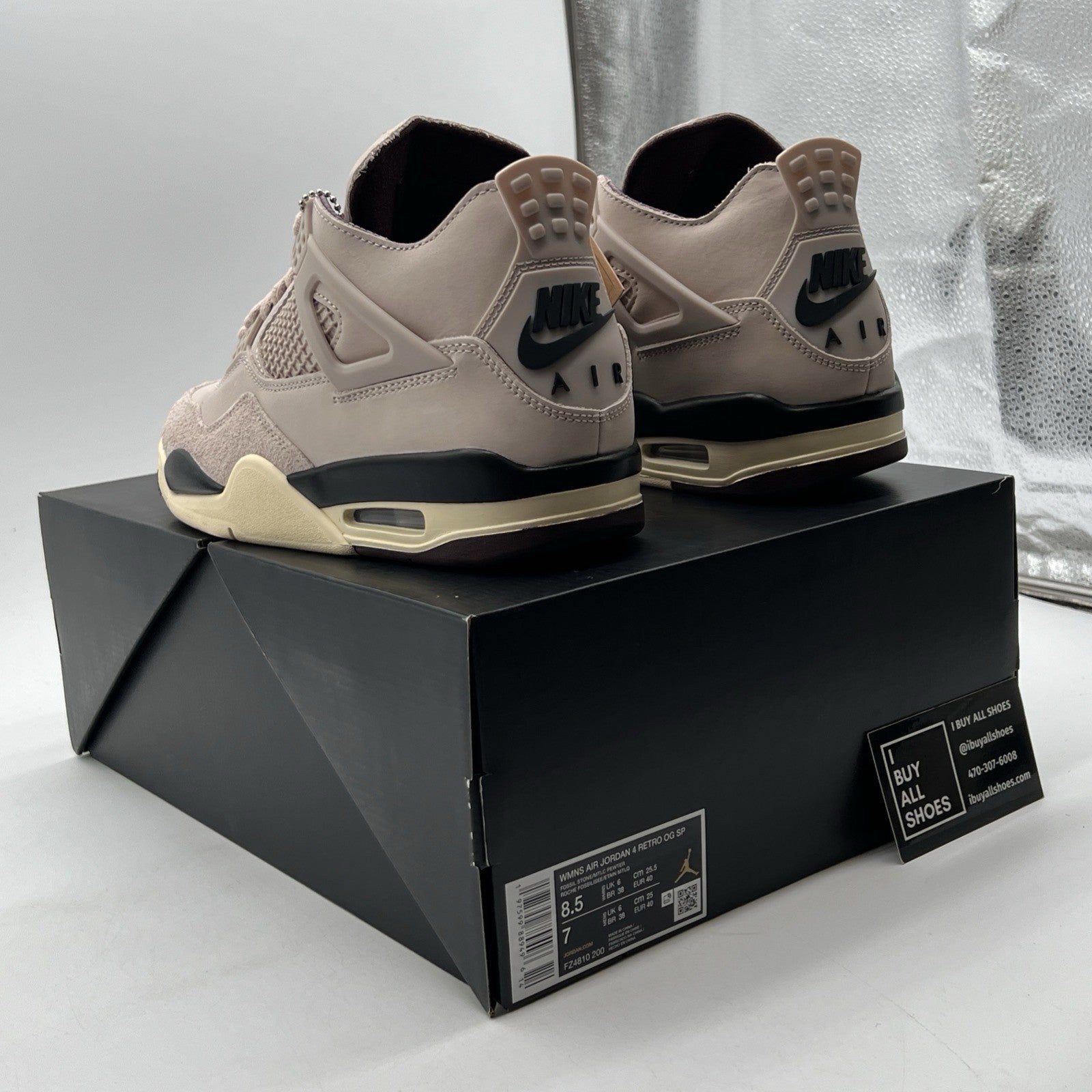 Size 8.5 - A Ma Maniére x Air Jordan 4 Retro While You Were Sleeping W