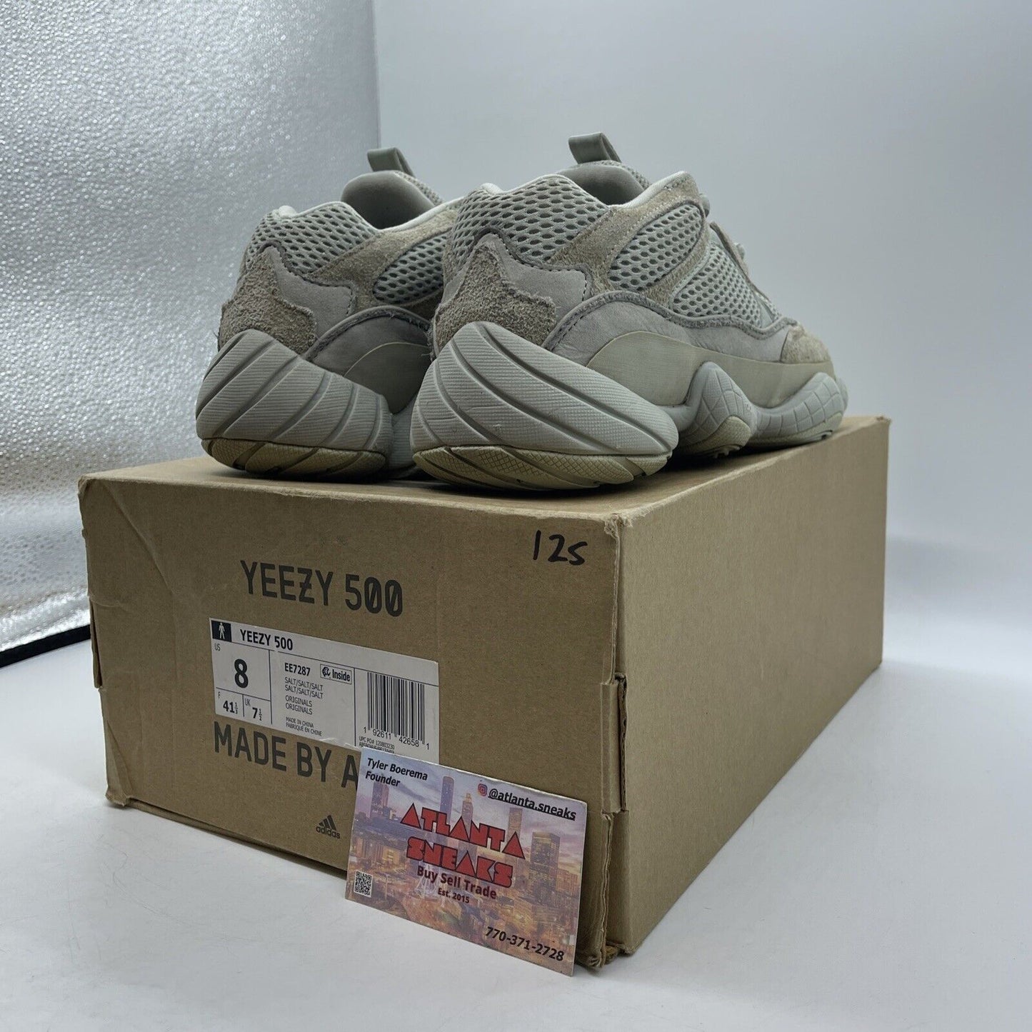 Size 8 - adidas Yeezy 500 Salt Tan Suede (EE7287)