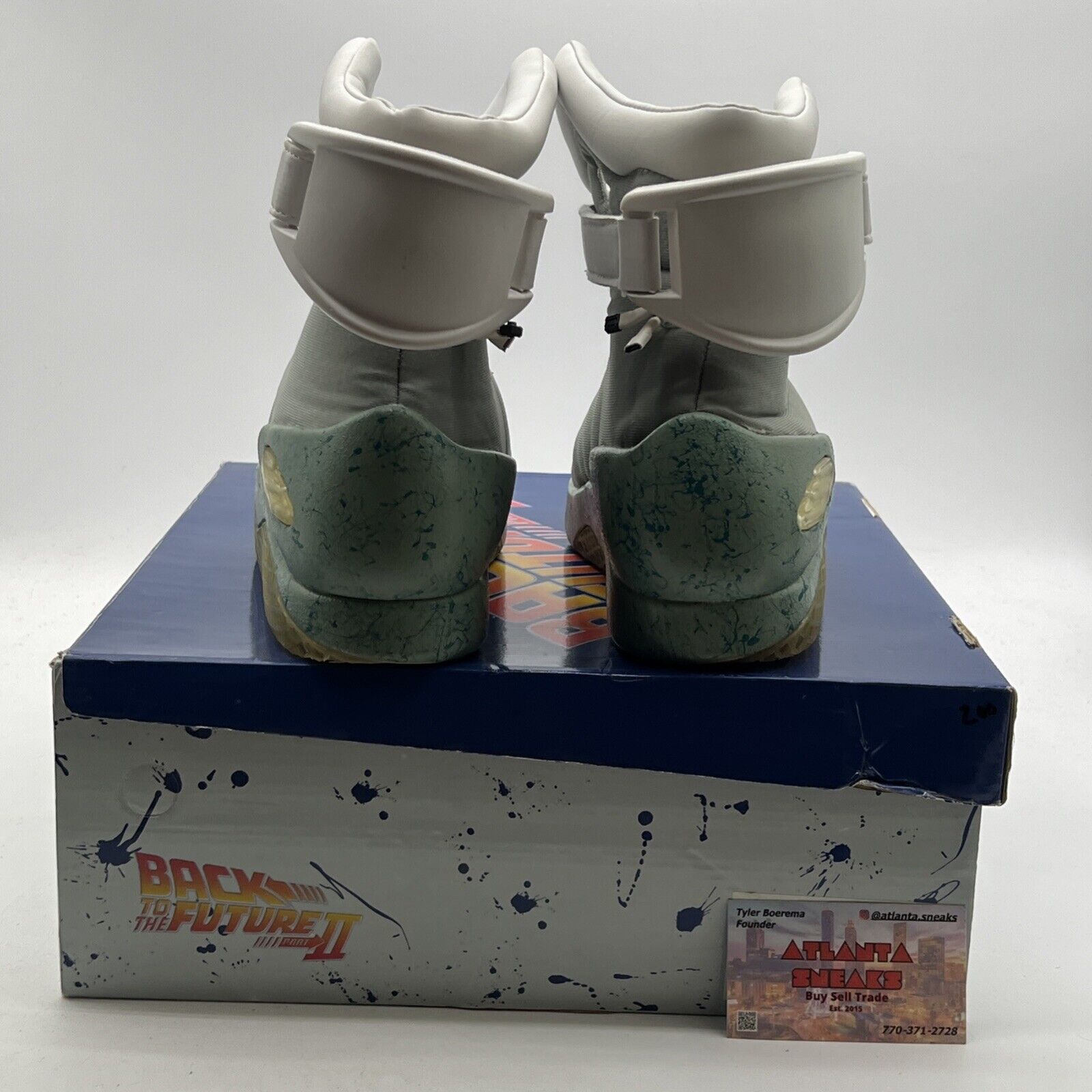 Size 11 - UNIVERSAL MARTY McFLY FUTURISTIC SHOES BACK TO THE FUTURE