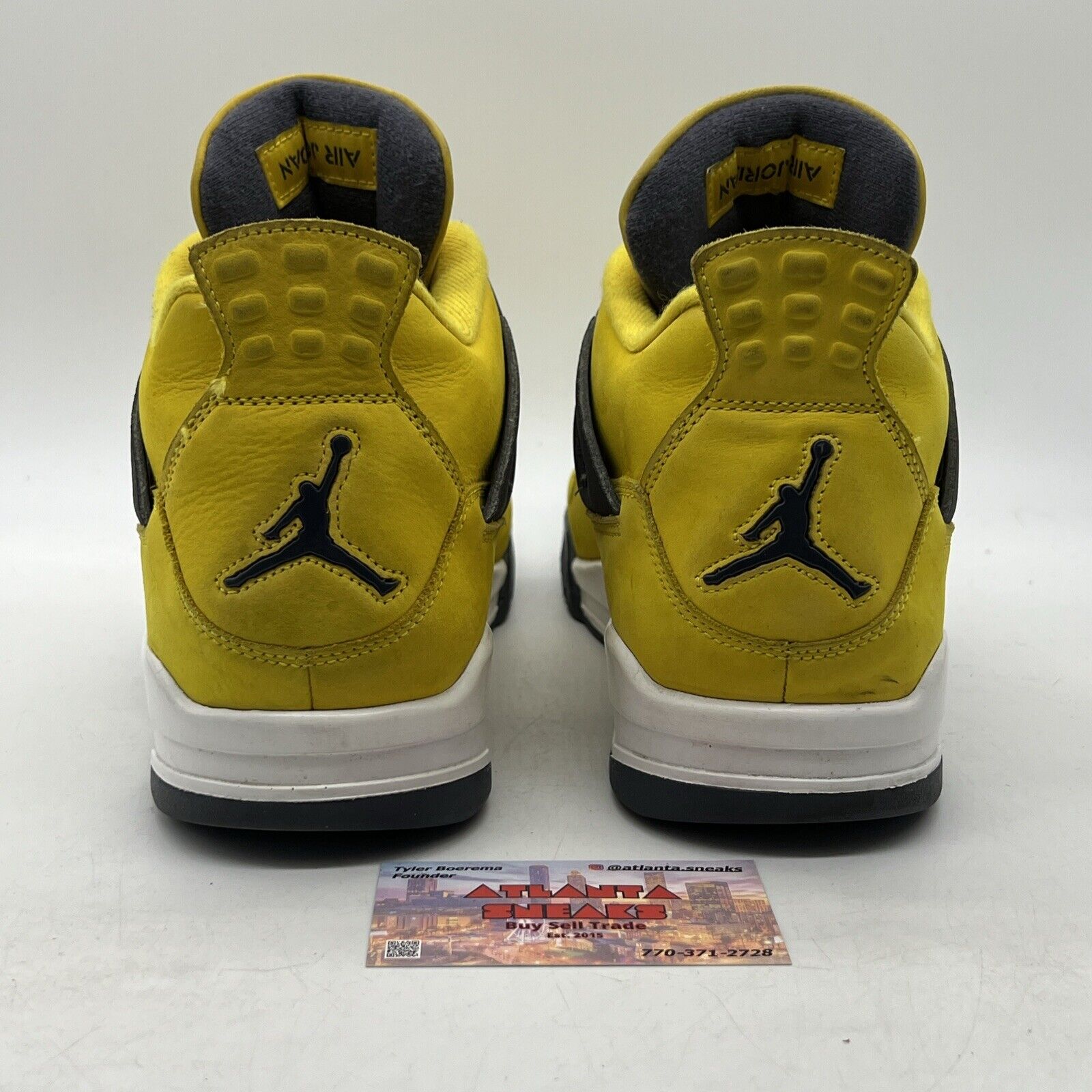 Size 11.5 - Jordan 4 Retro Mid Lightning Grey Yellow Suede (CT8527-700)