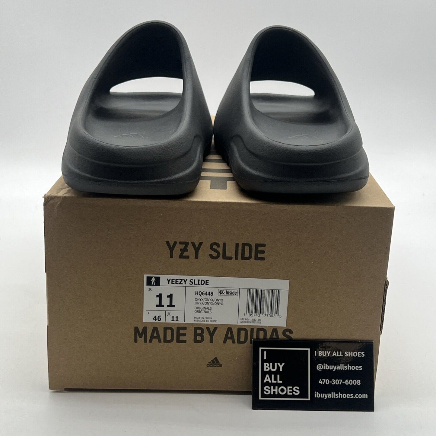 Size 11 - Adidas Yeezy Slide Onyx (HQ6448)